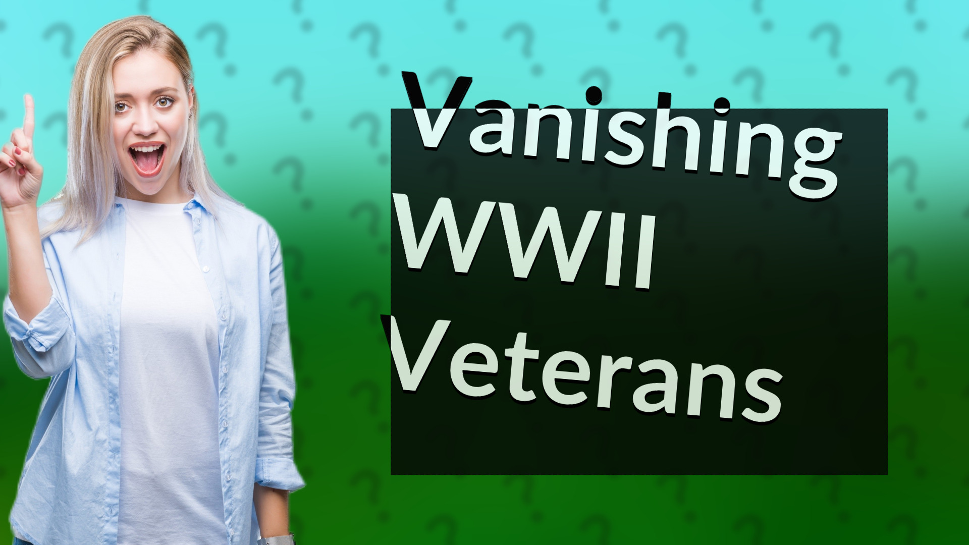 Vanishing WWII Veterans
