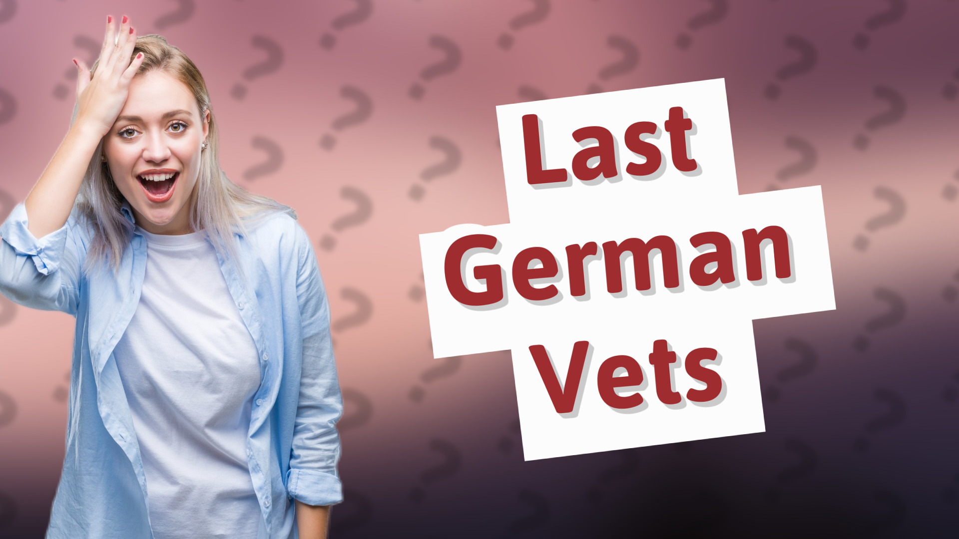 Last German Vets