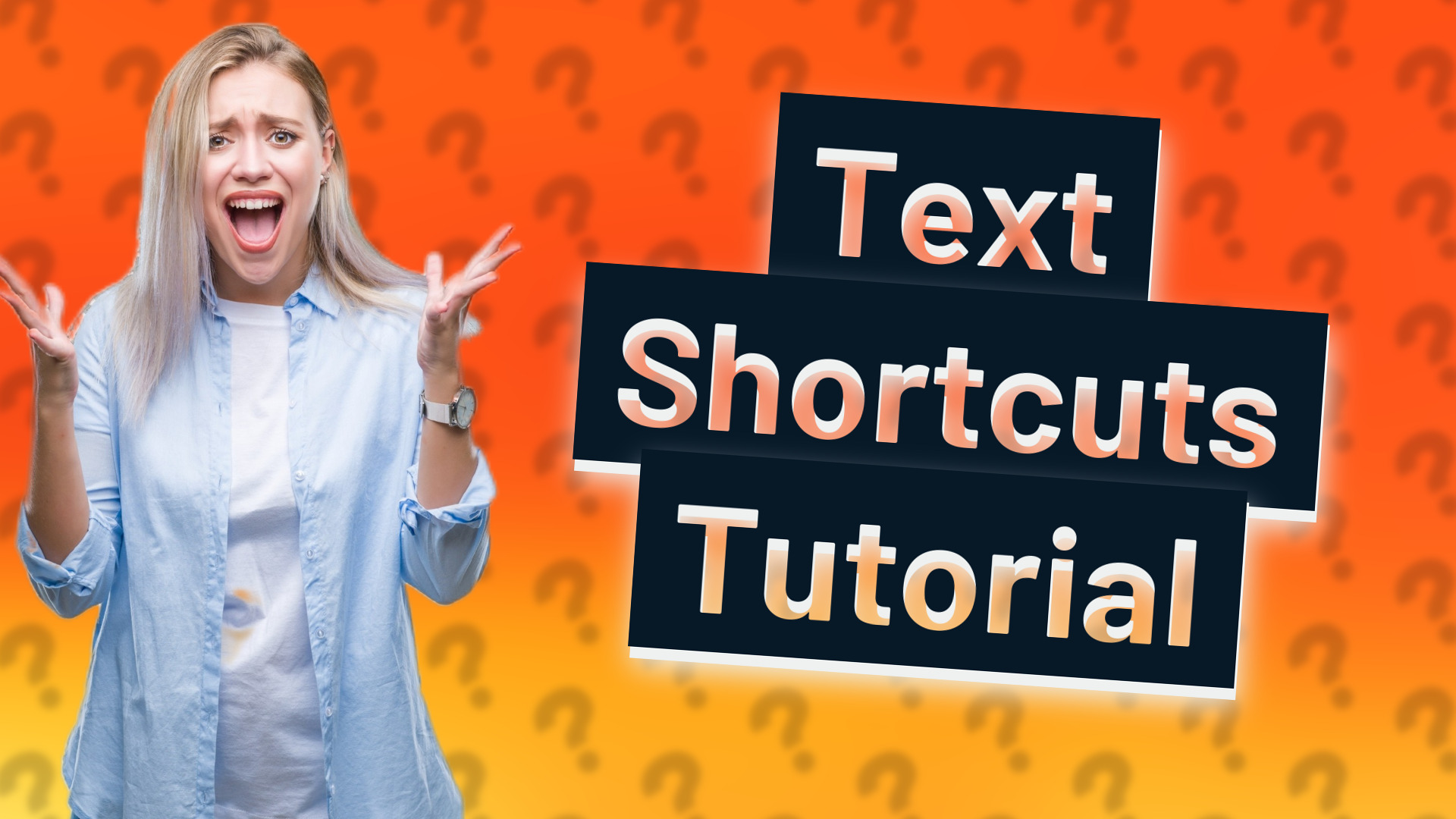 Text Shortcuts Tutorial