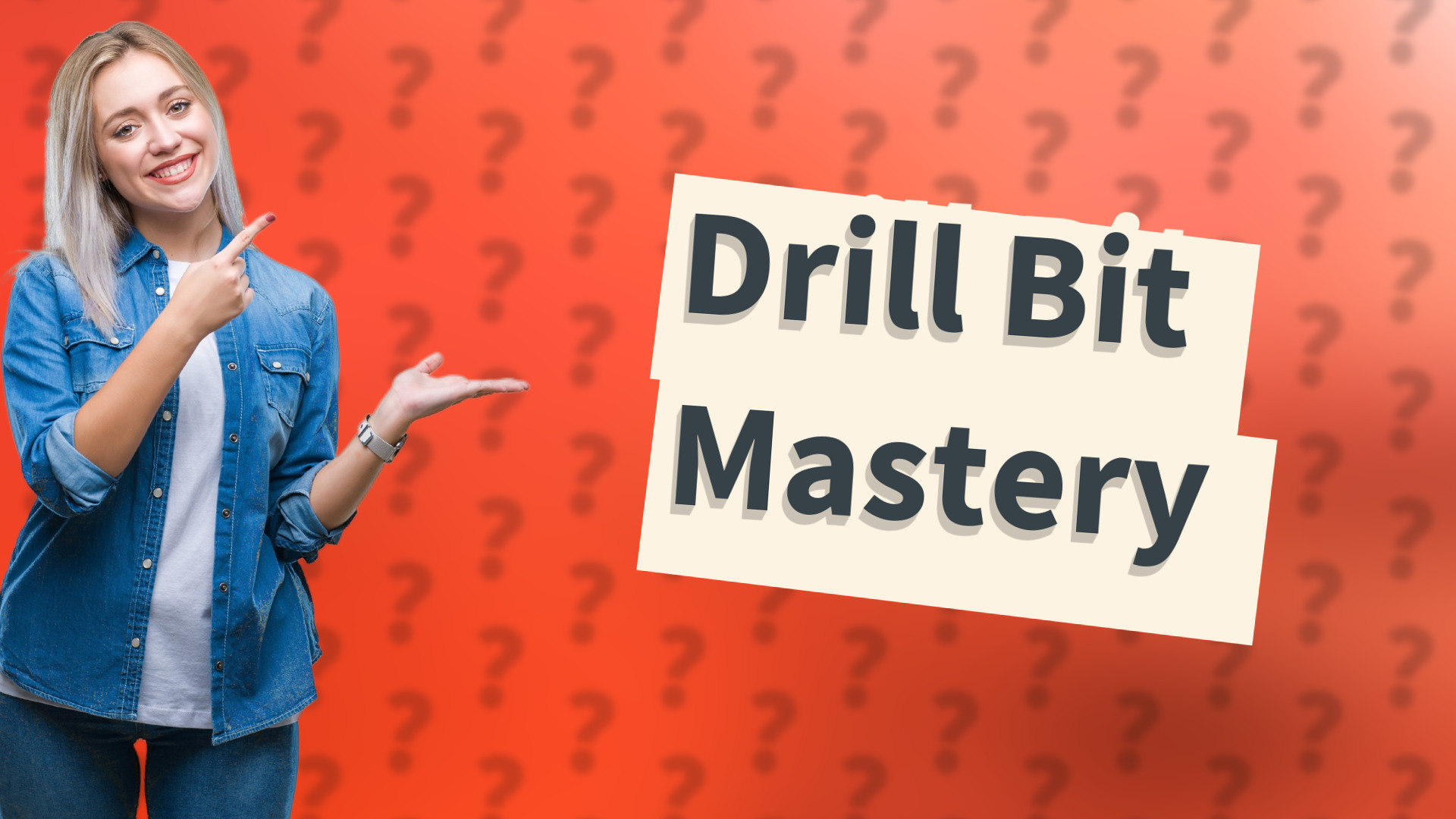 Drill Bit Mastery