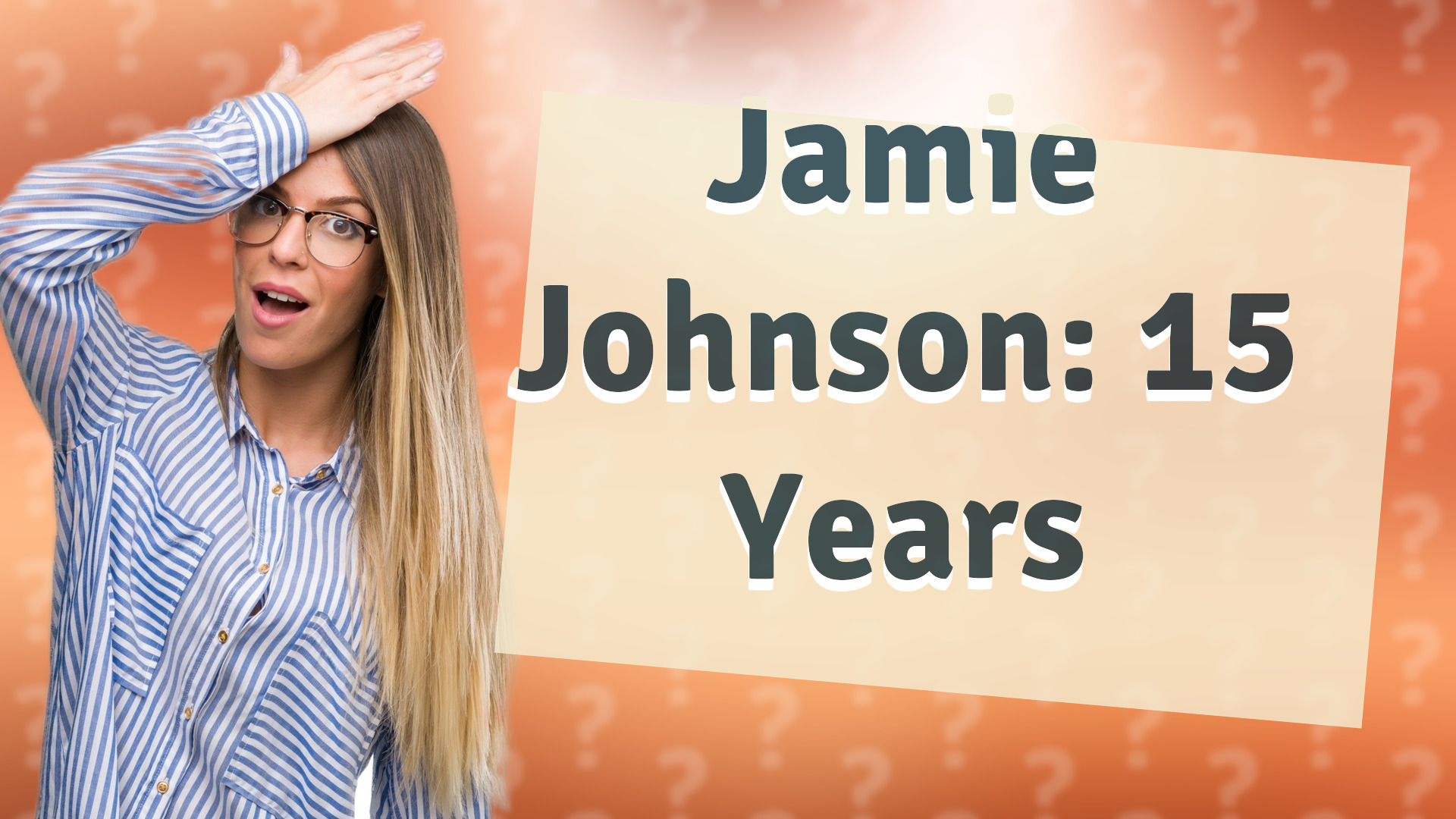 Jamie Johnson: 15 Years
