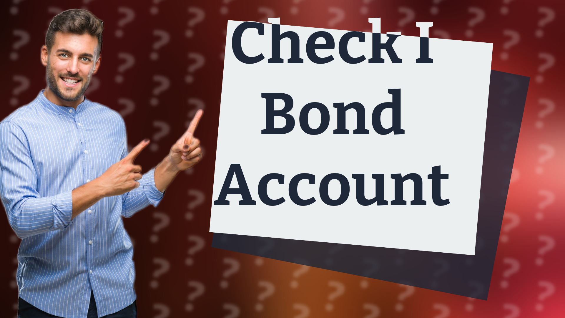 Check I Bond Account