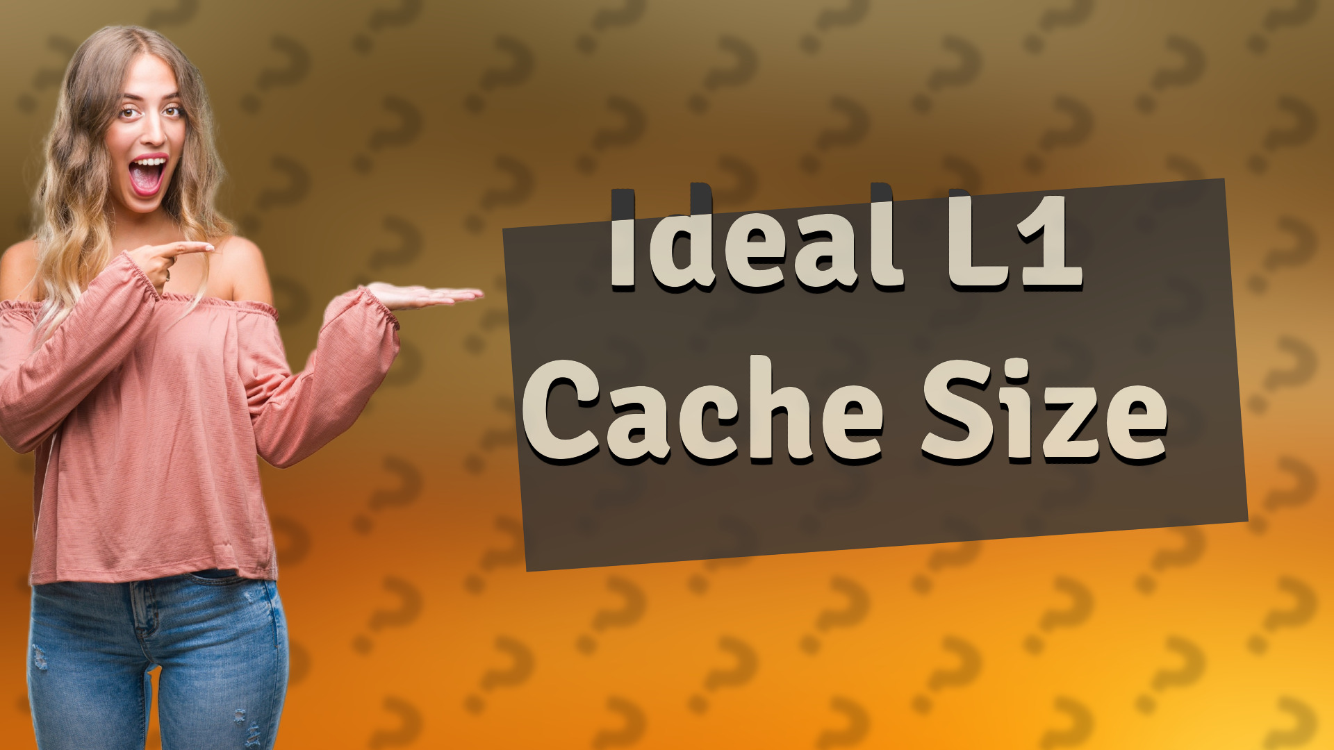 Ideal L1 Cache Size