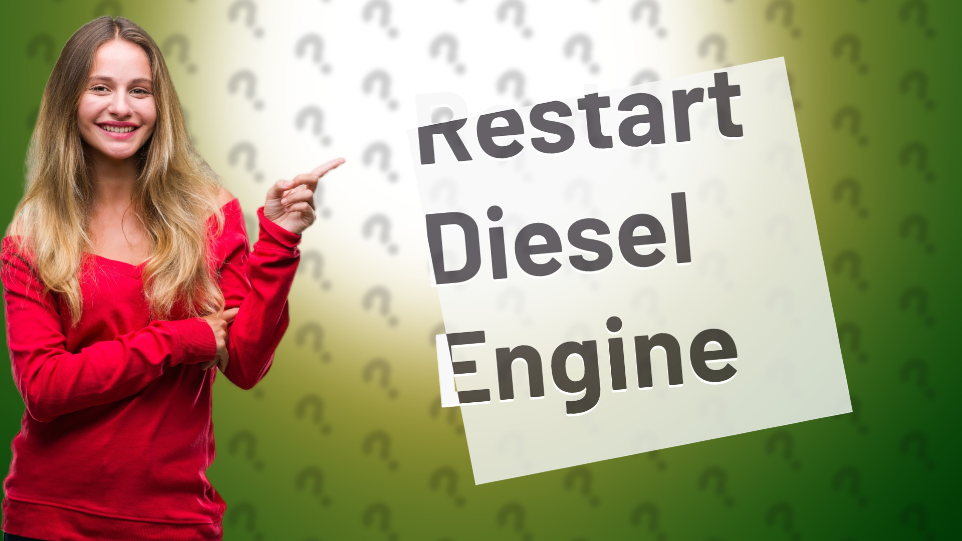 Restart Diesel Engine