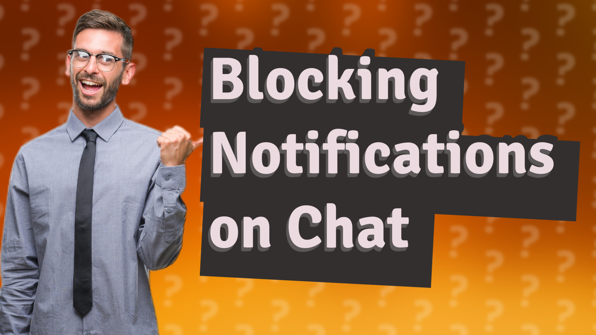 Blocking Notifications on Chat
