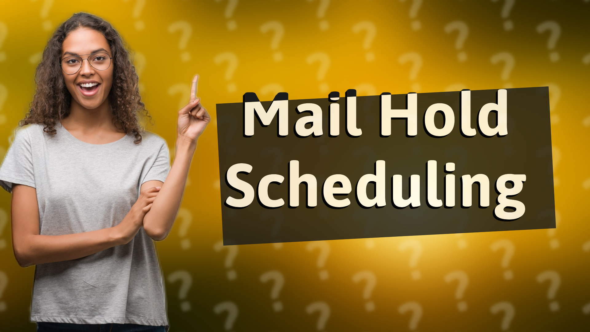 Mail Hold Scheduling