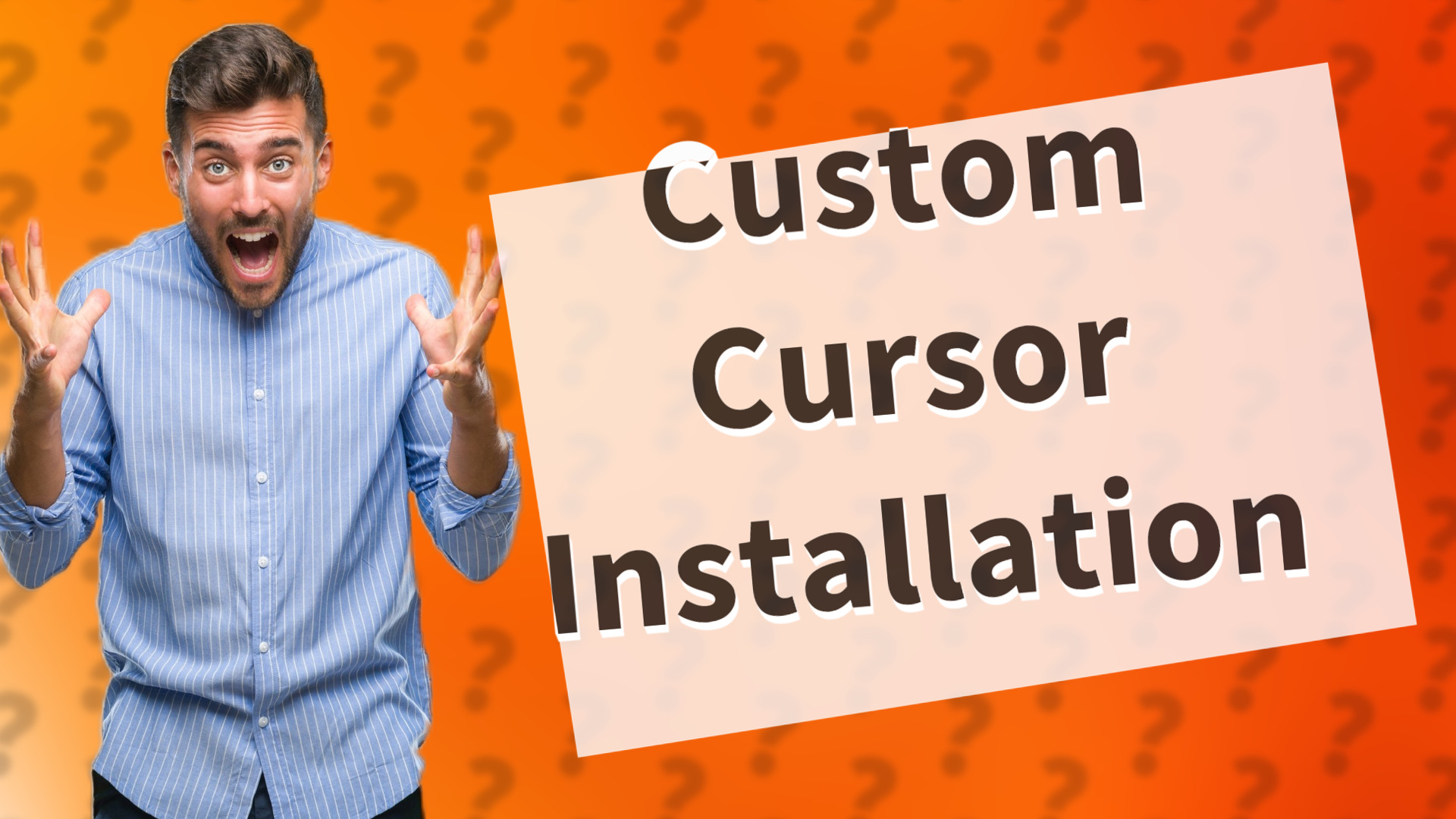 Custom Cursor Installation
