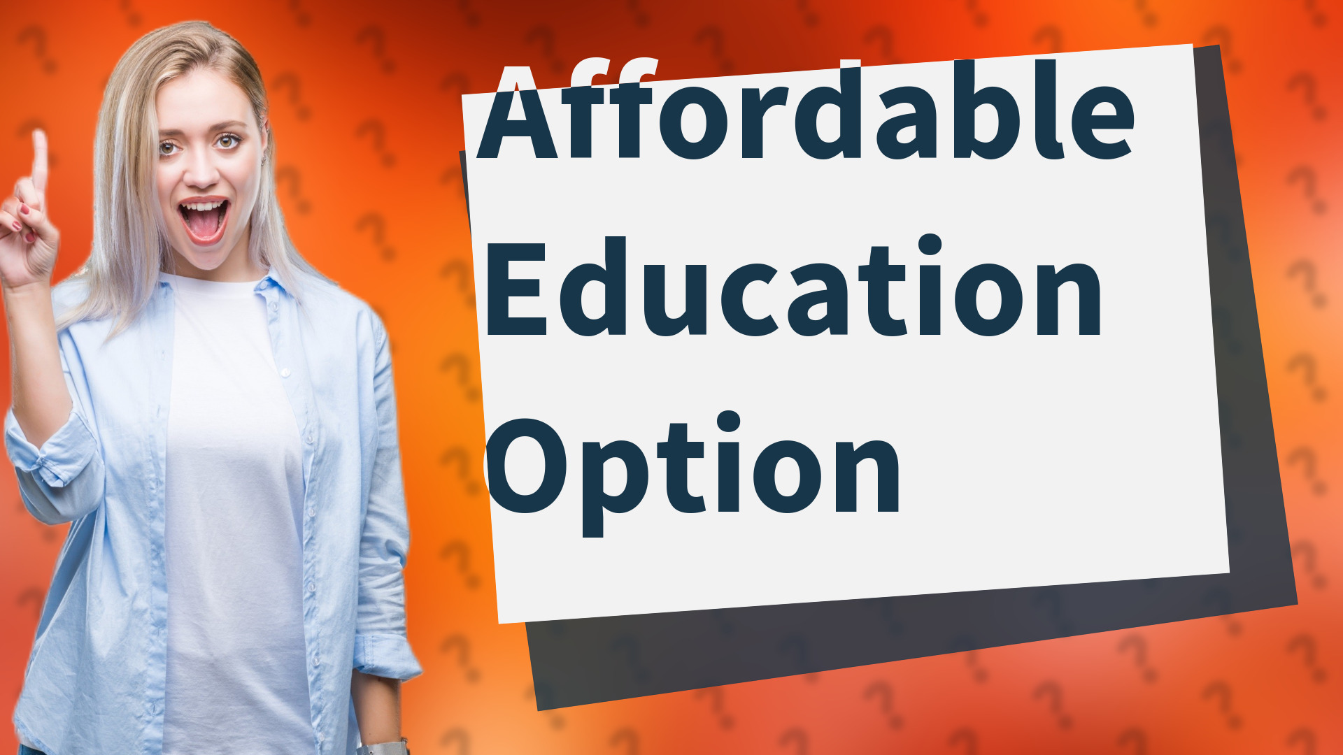 Affordable Education Option