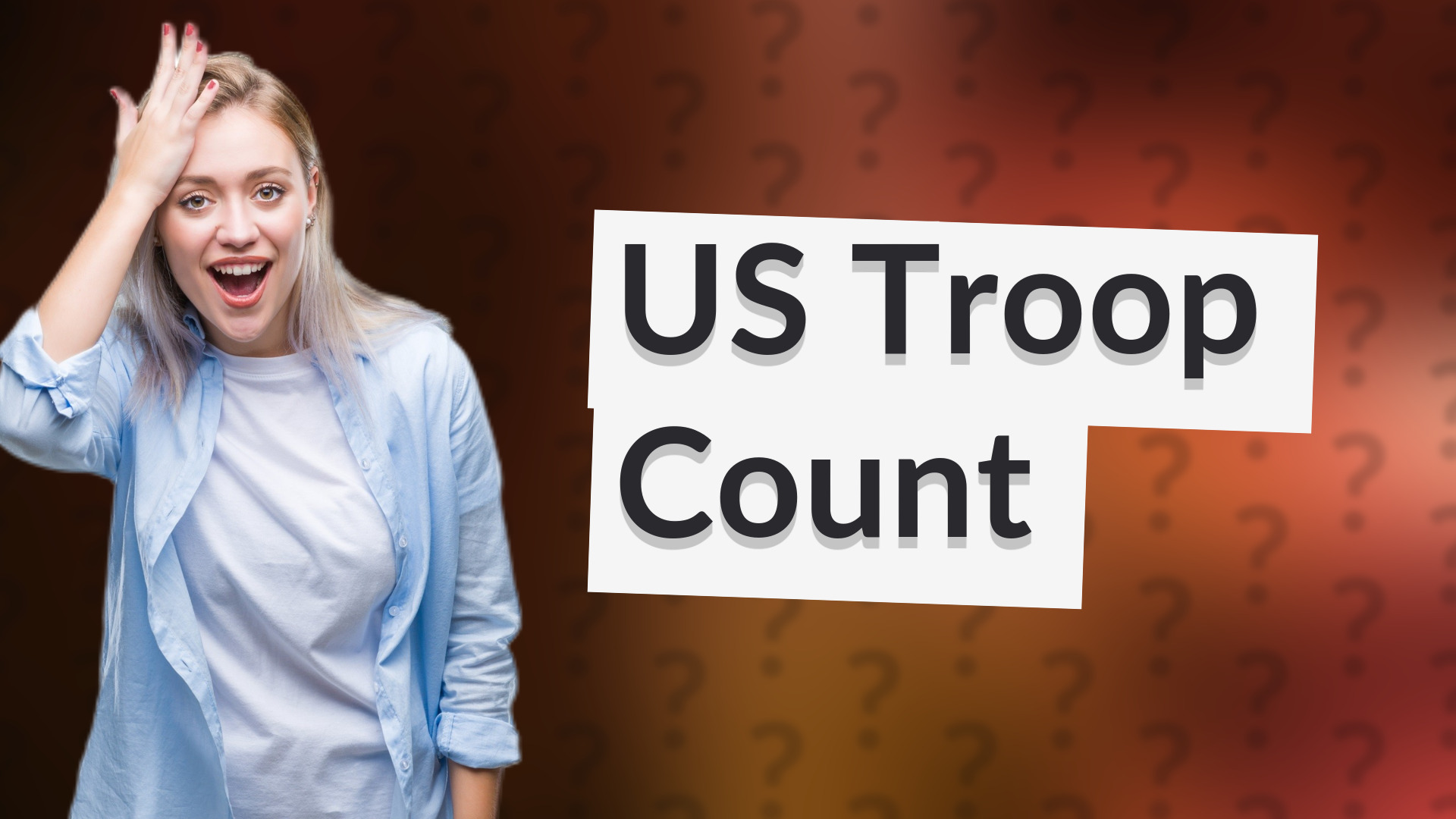 US Troop Count