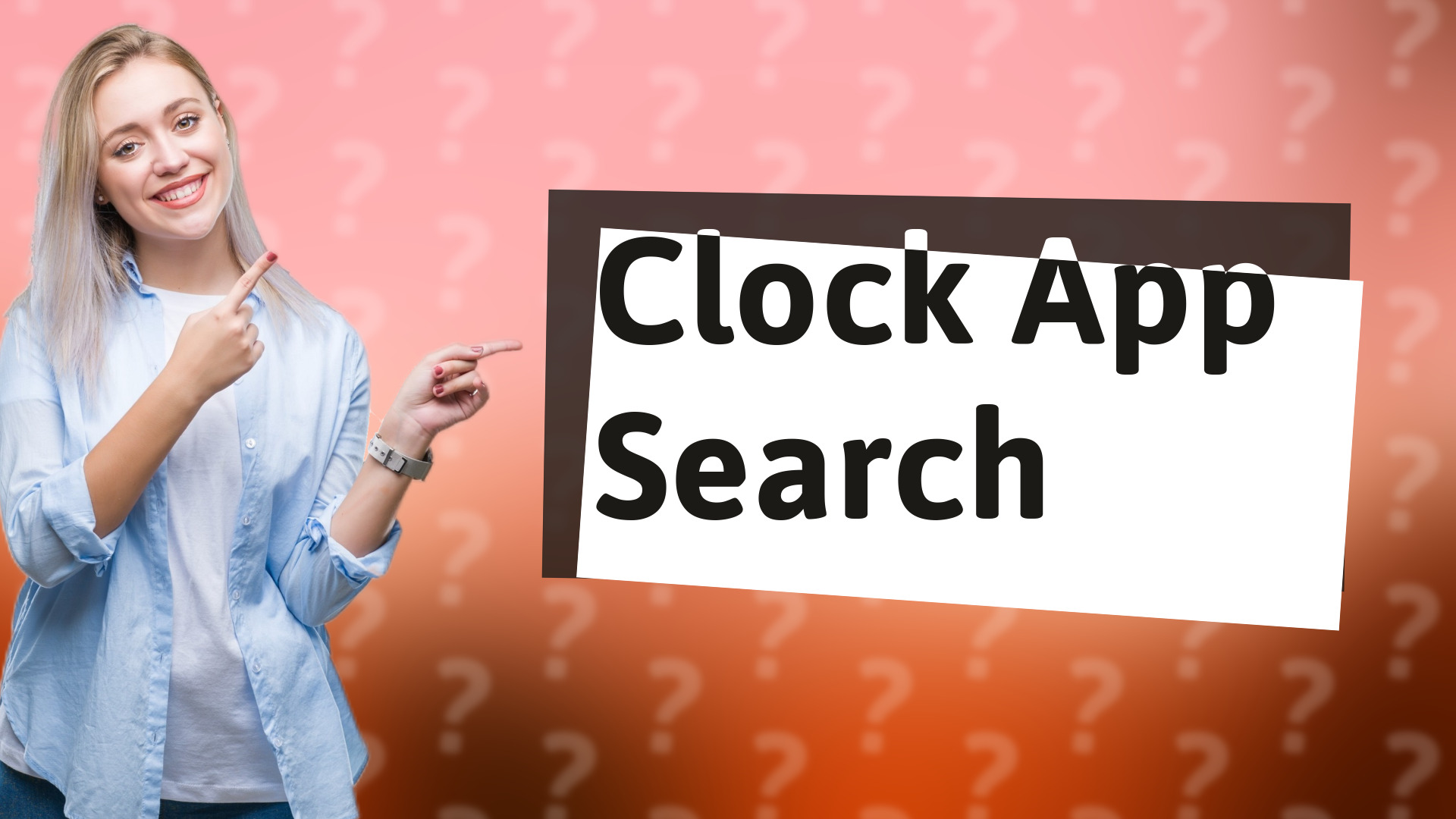 Clock App Search