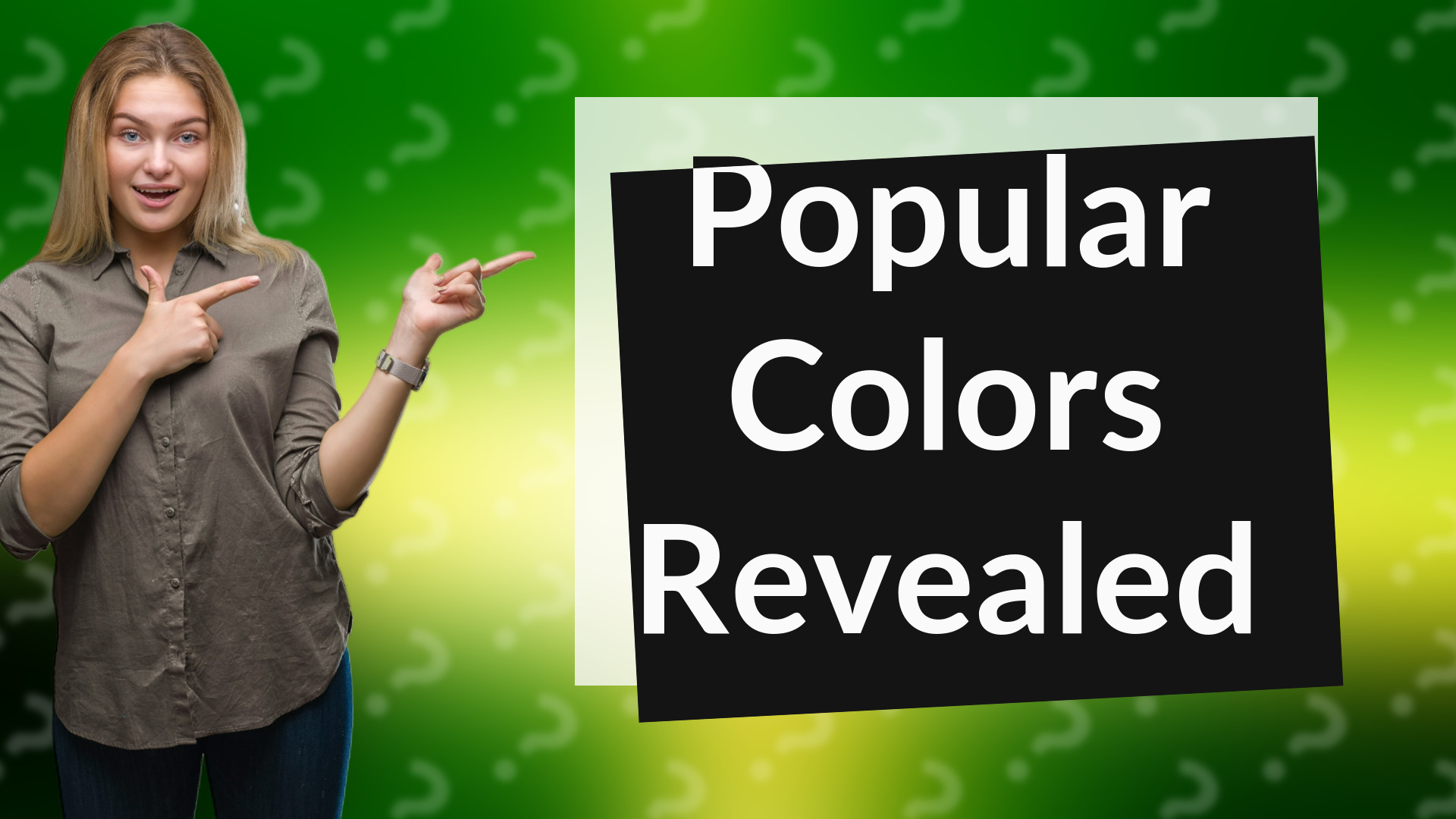 Popular Colors Revealed