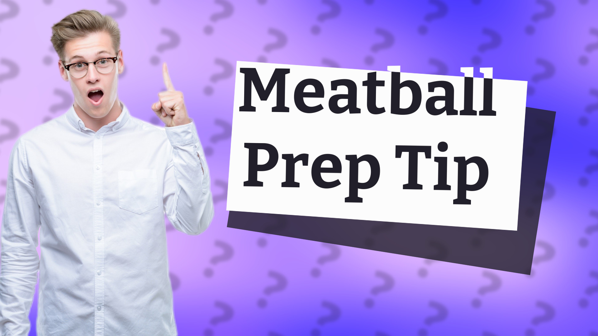 Meatball Prep Tip