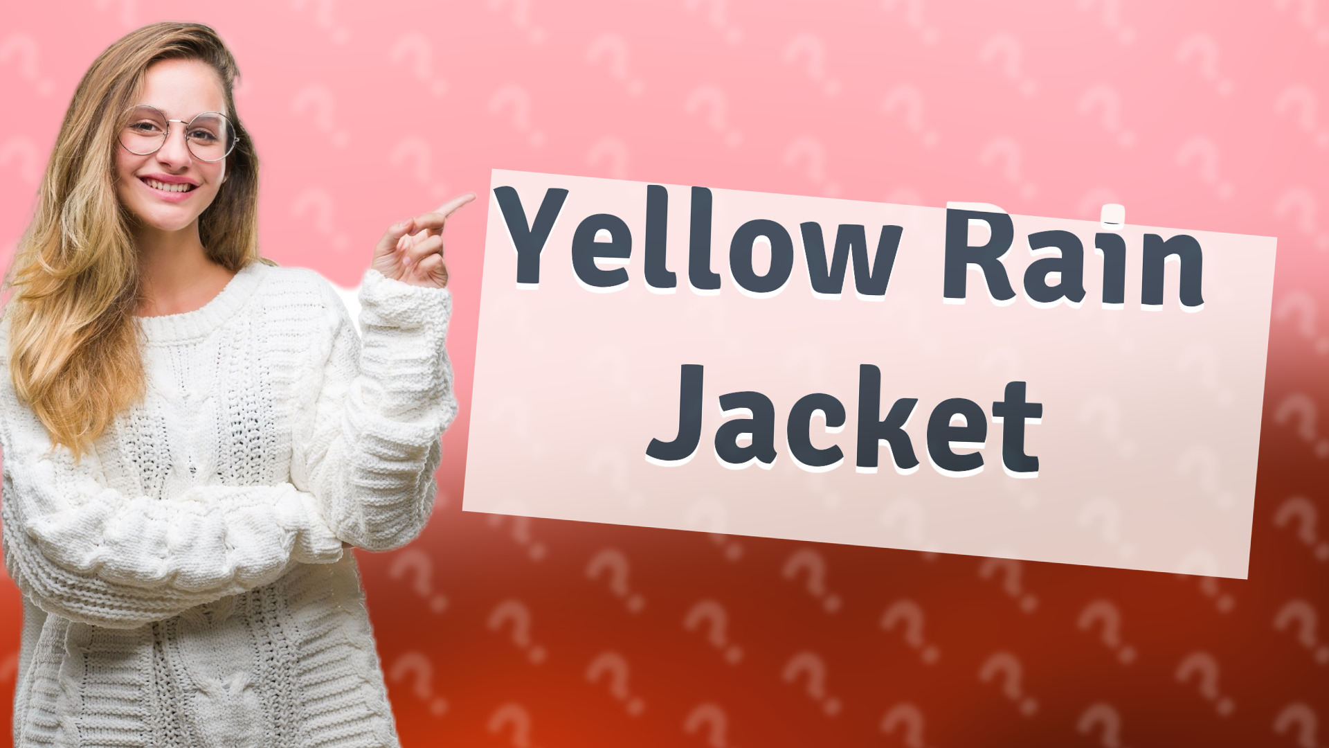 Yellow Rain Jacket