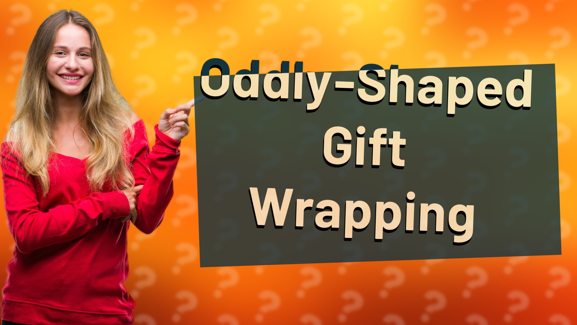 Oddly-Shaped Gift Wrapping