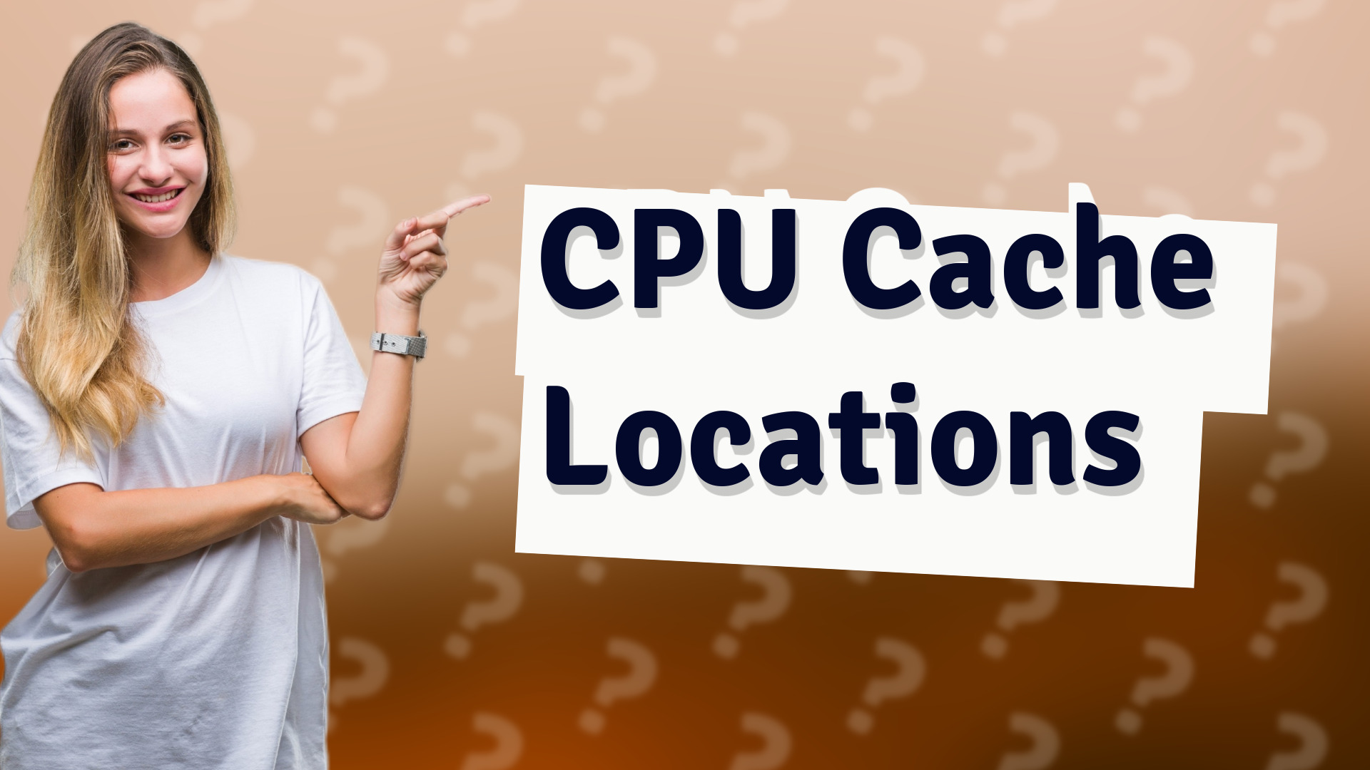 CPU Cache Locations