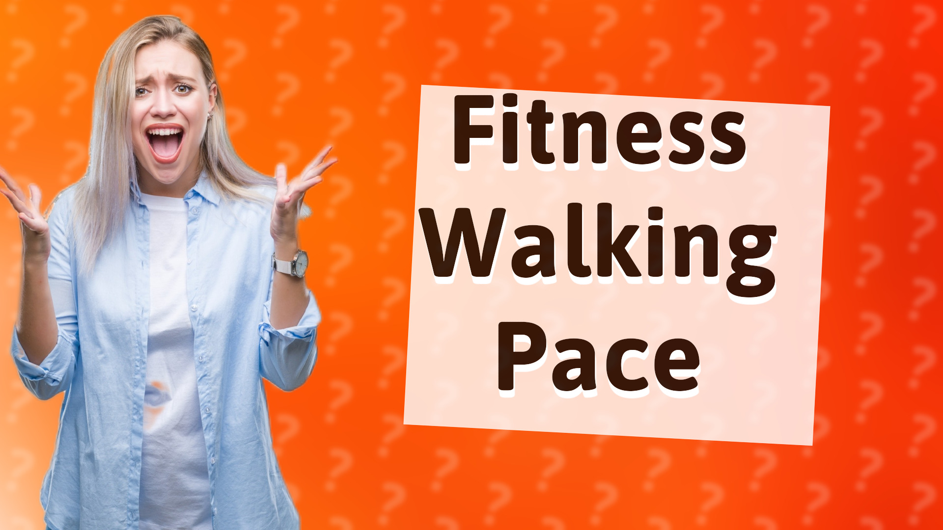 Fitness Walking Pace