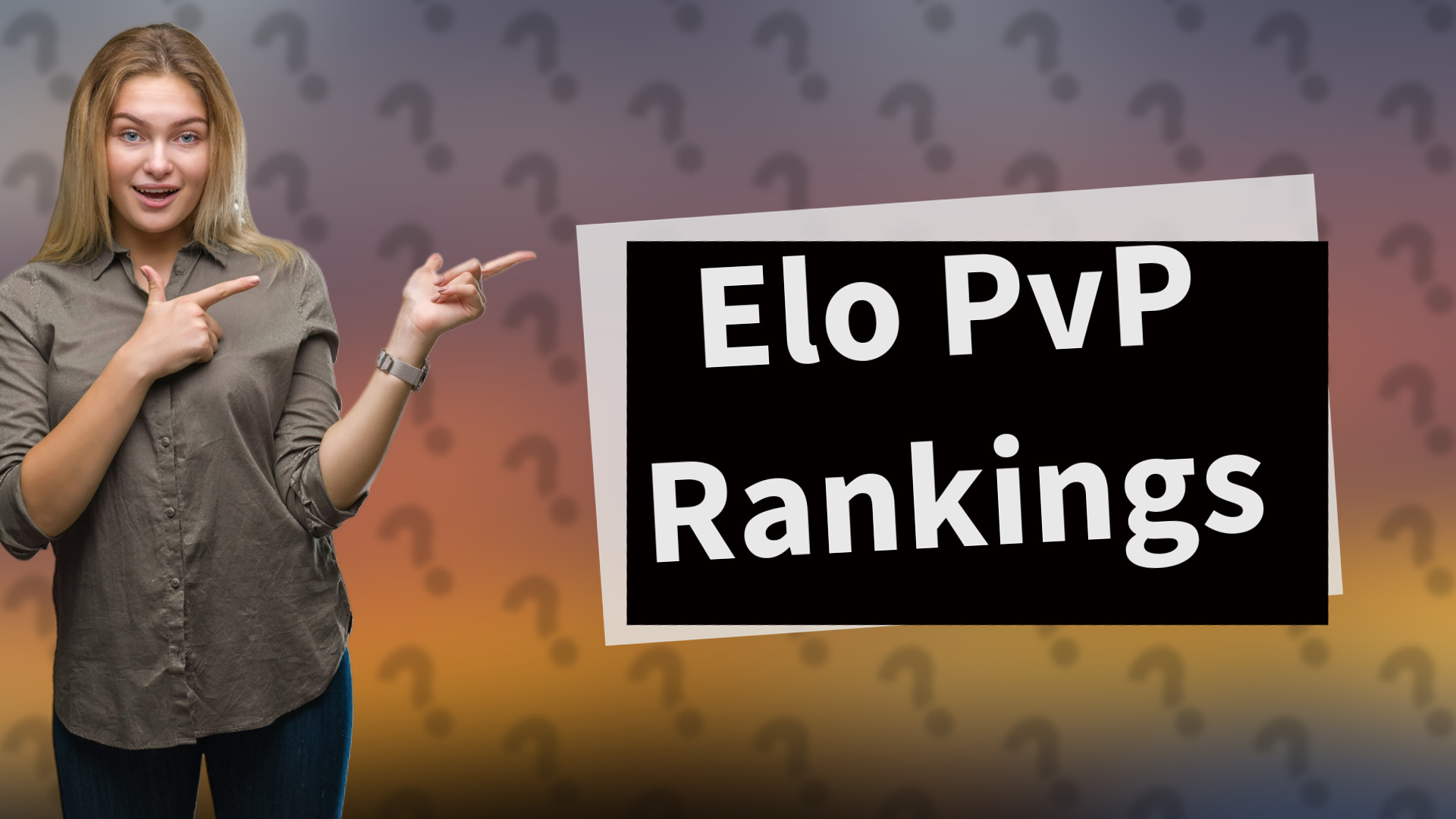 Elo PvP Rankings
