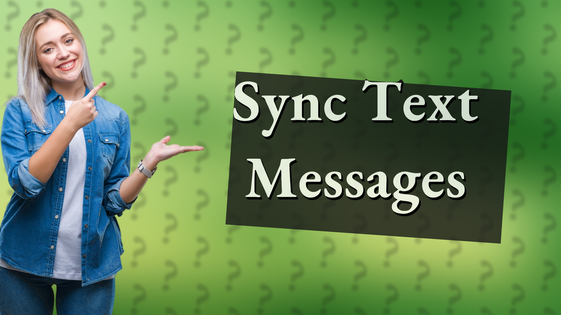Sync Text Messages
