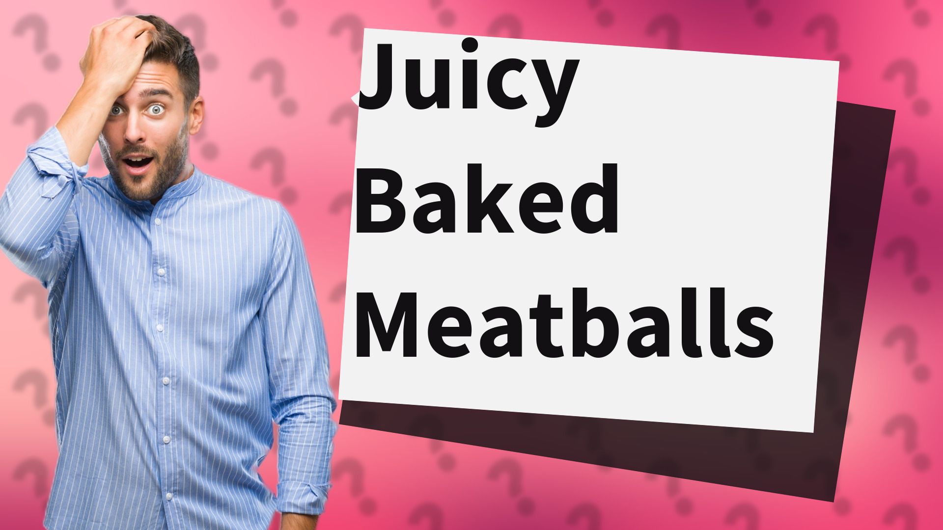 Juicy Baked Meatballs