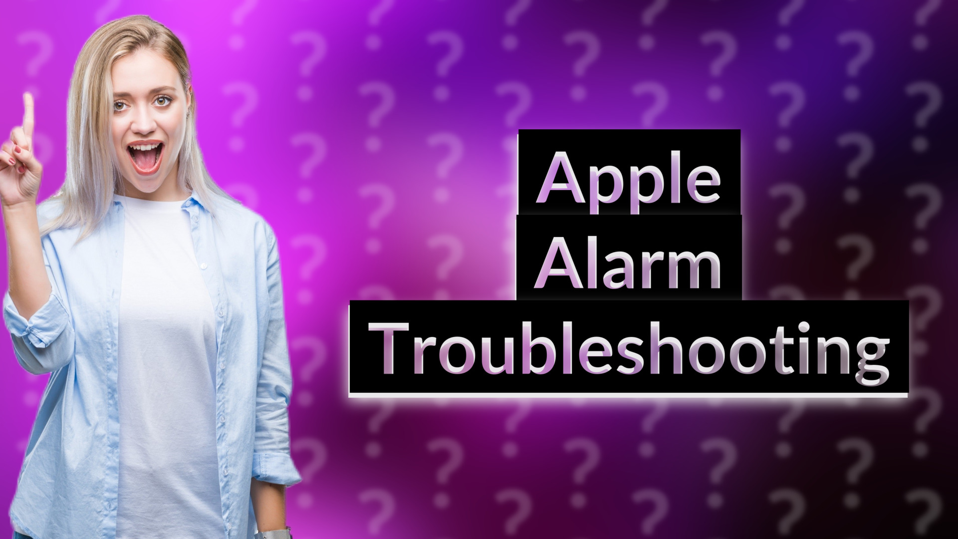 Apple Alarm Troubleshooting