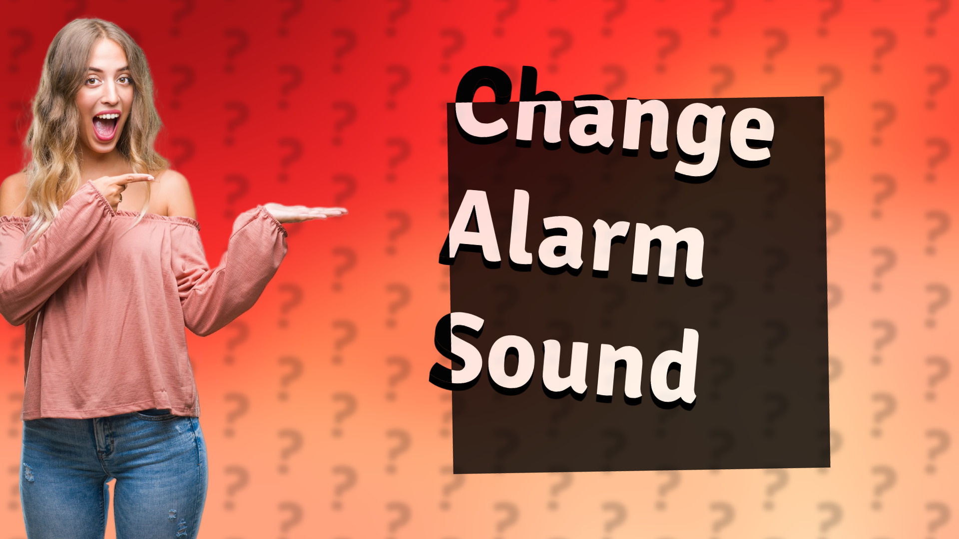 Change Alarm Sound