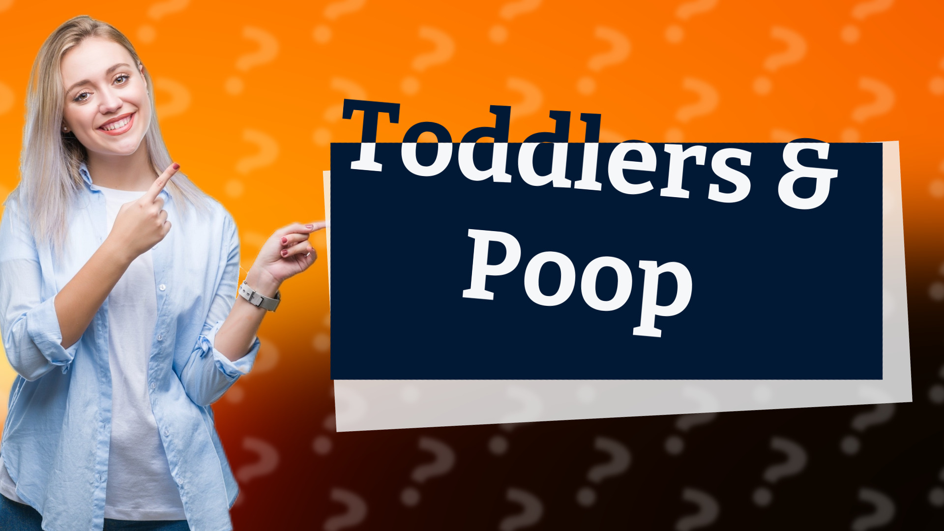 Toddlers & Poop