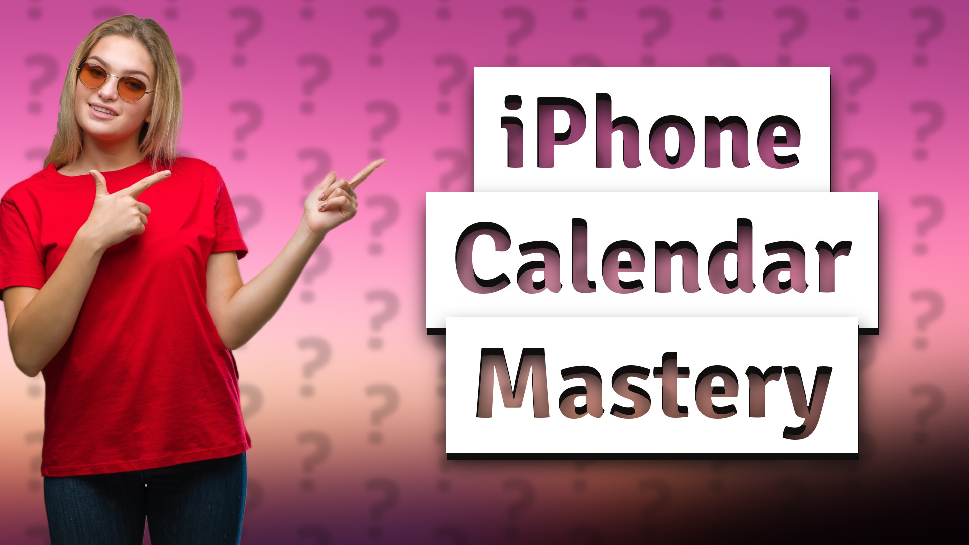 iPhone Calendar Mastery