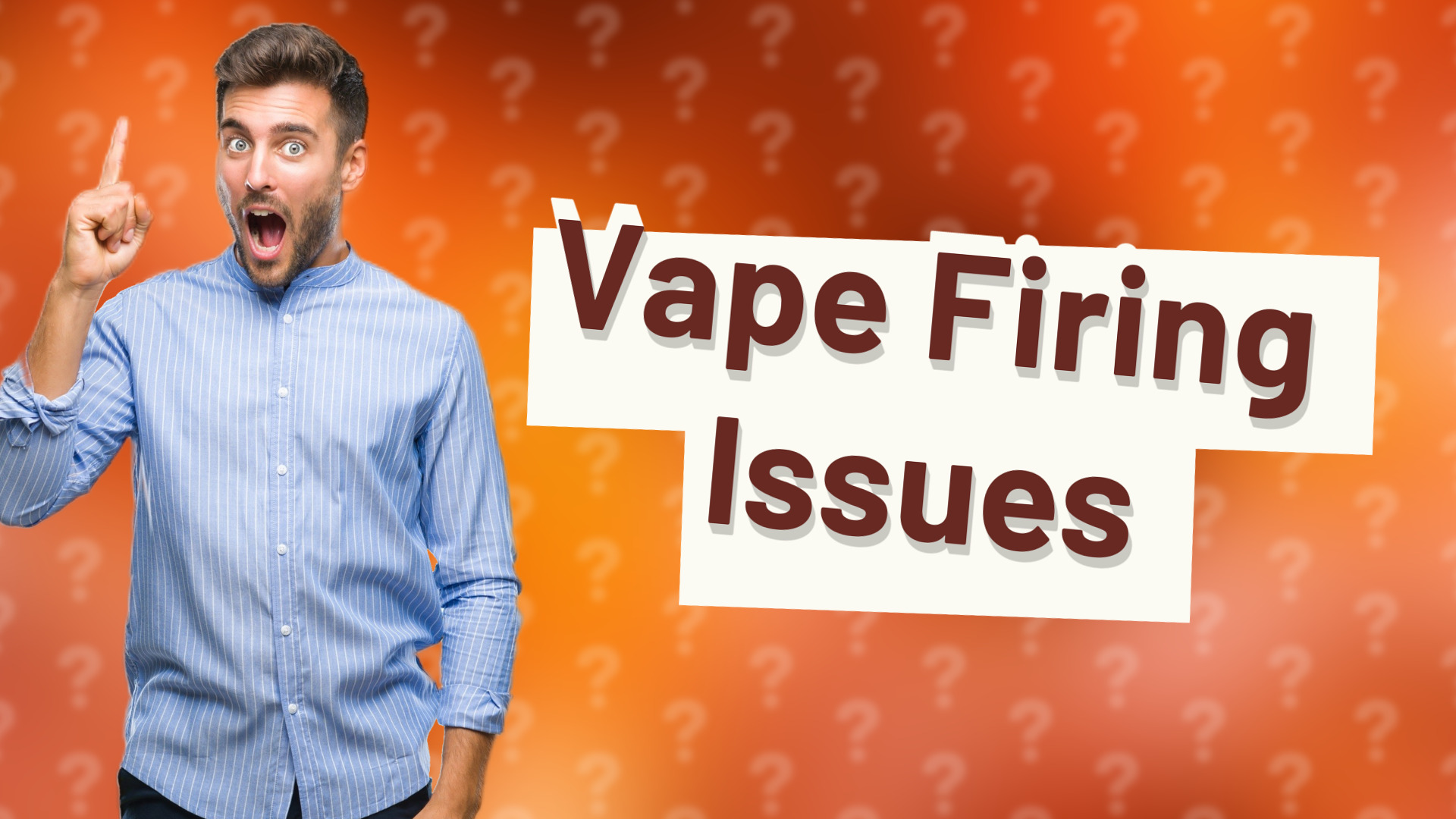 Vape Firing Issues