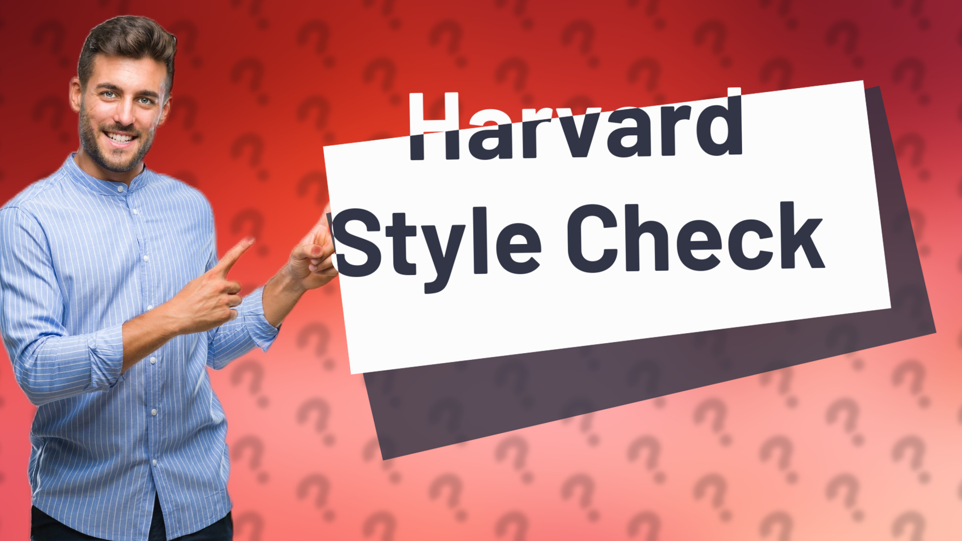 Harvard Style Check