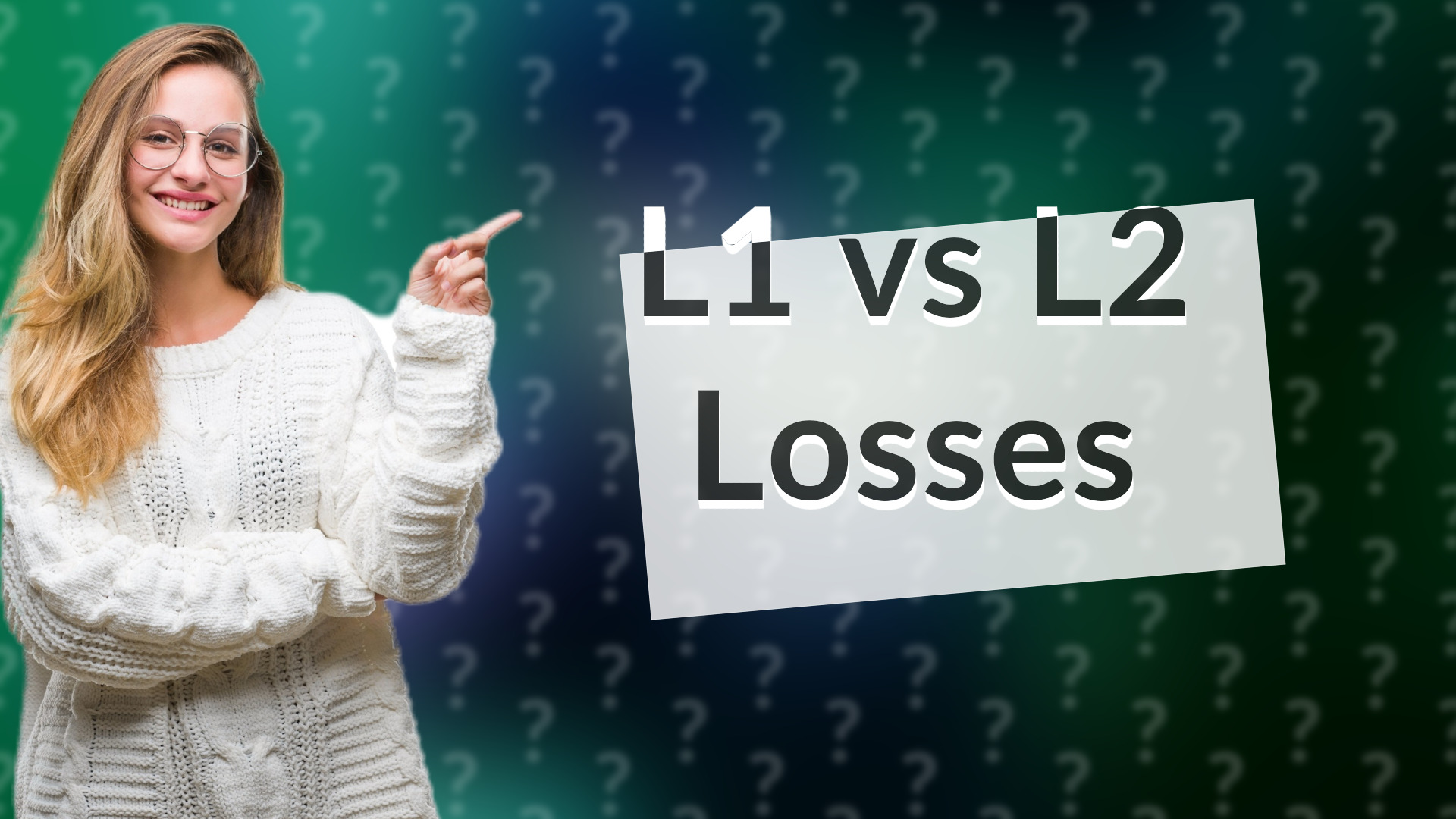 L1 vs L2 Losses