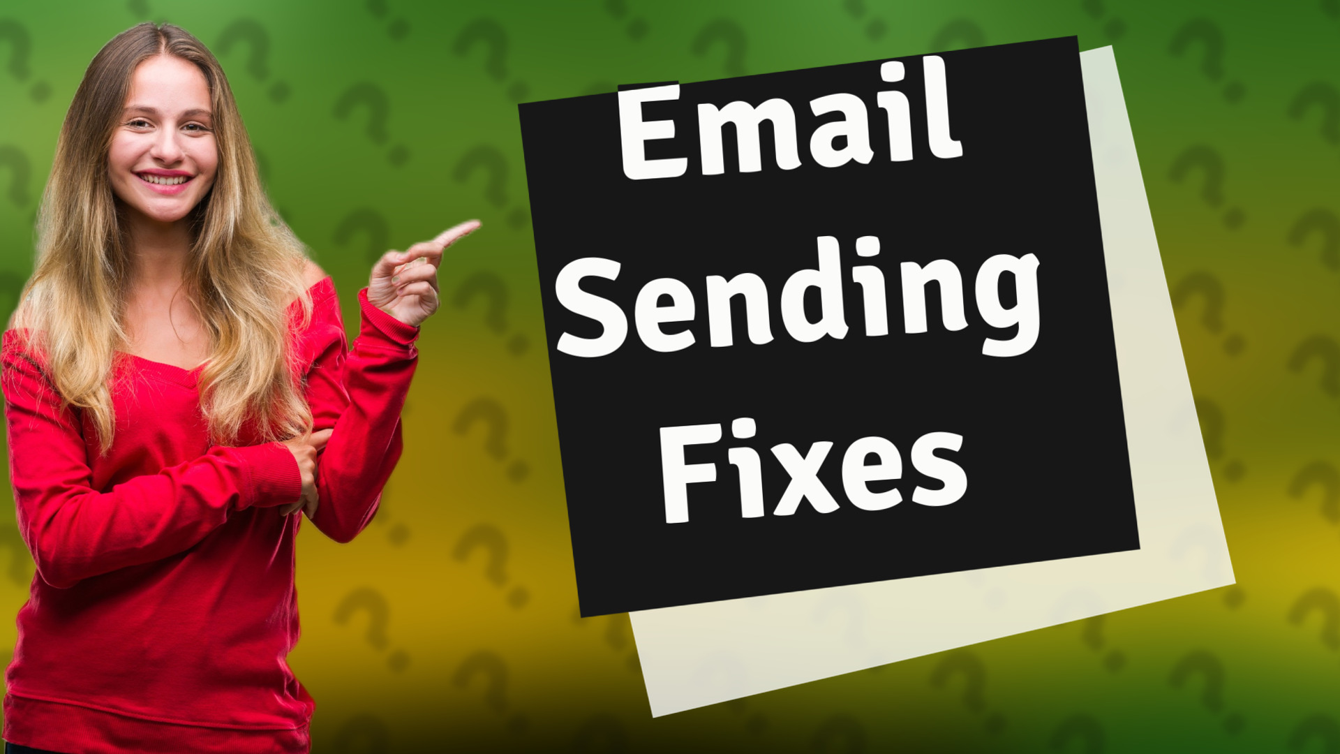Email Sending Fixes