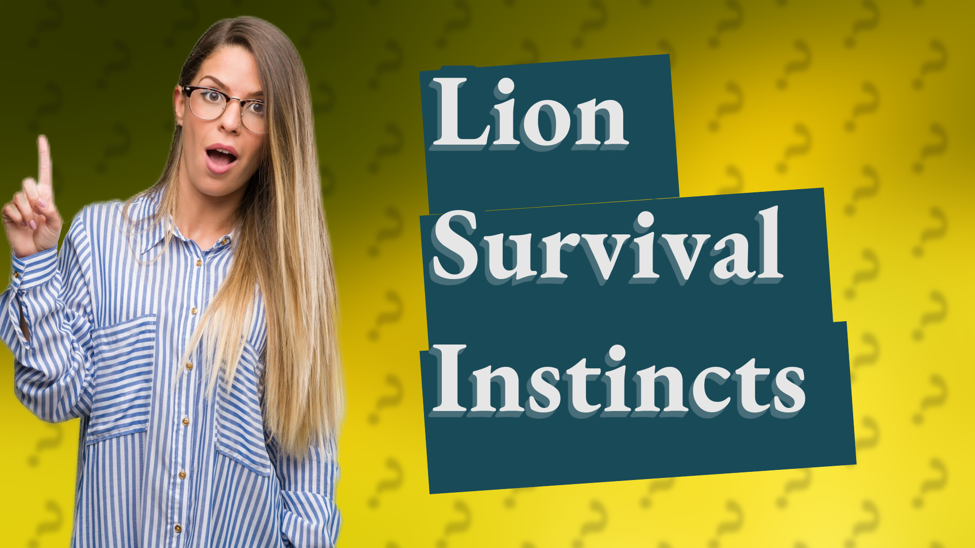 Lion Survival Instincts