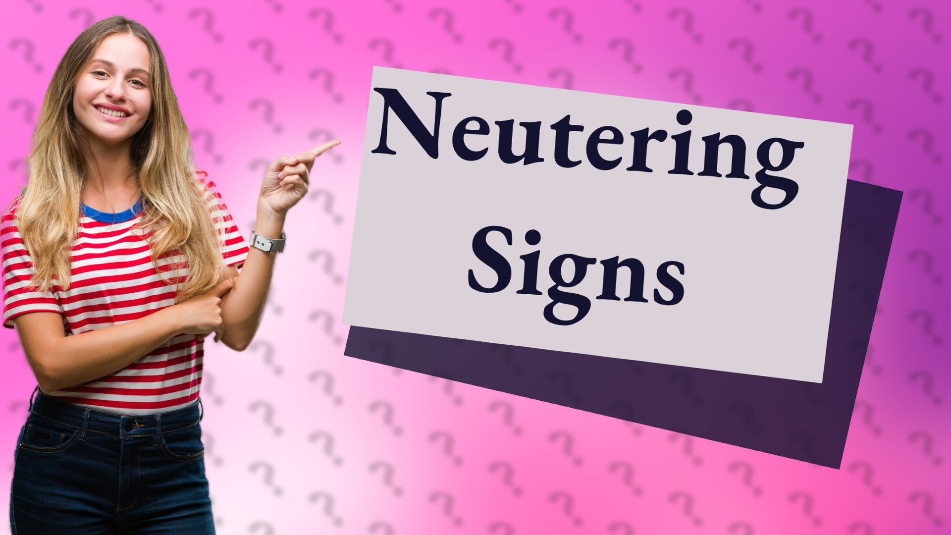 Neutering Signs