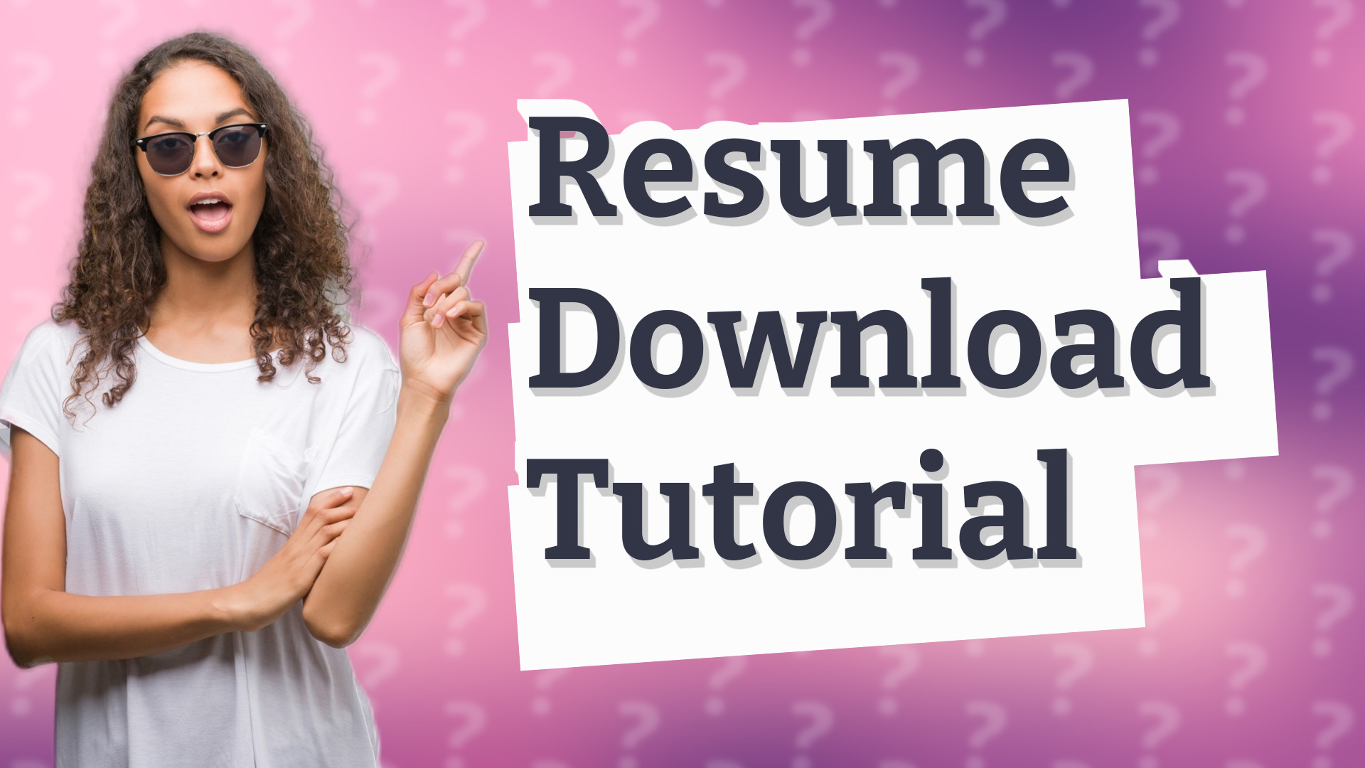 Resume Download Tutorial