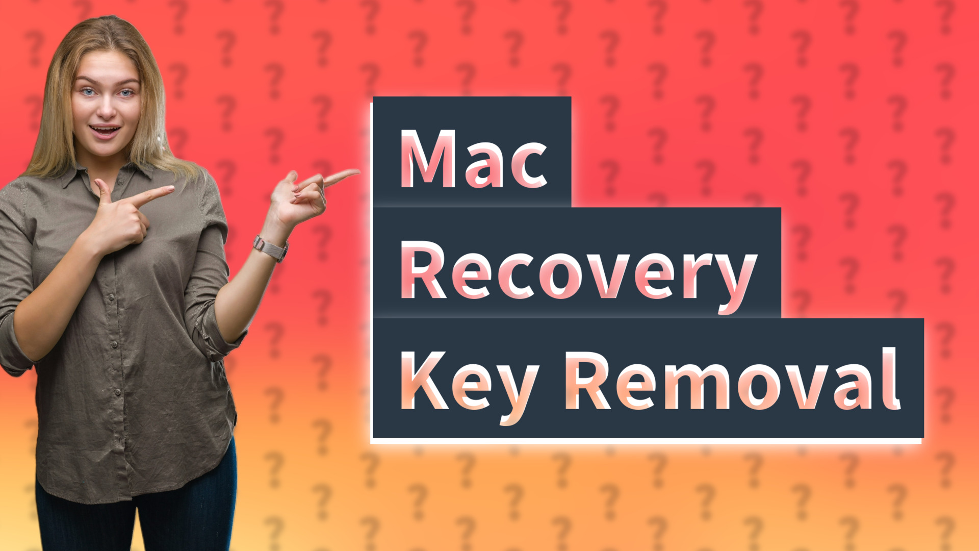 Mac Recovery Key Removal