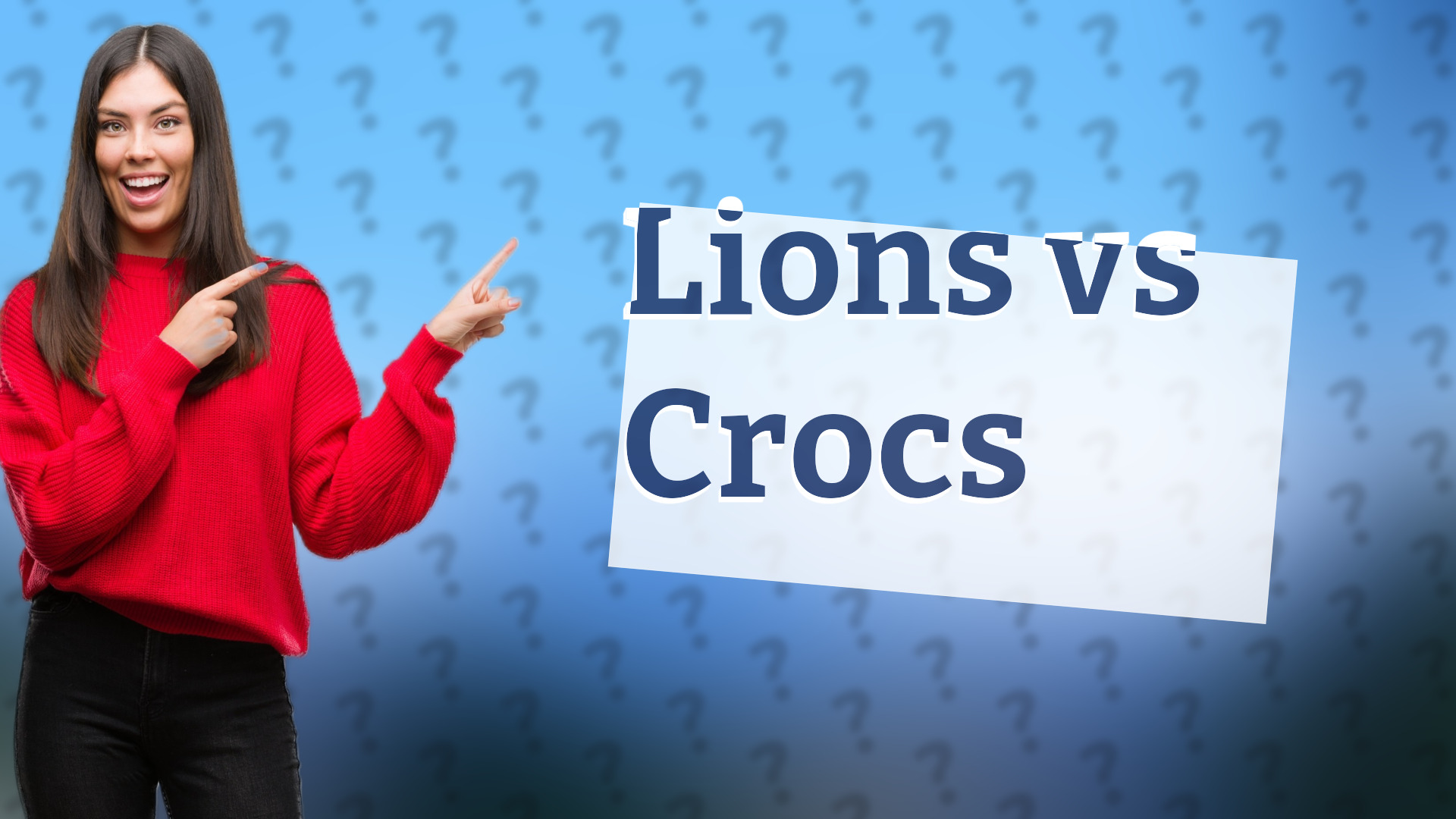 Lions vs Crocs