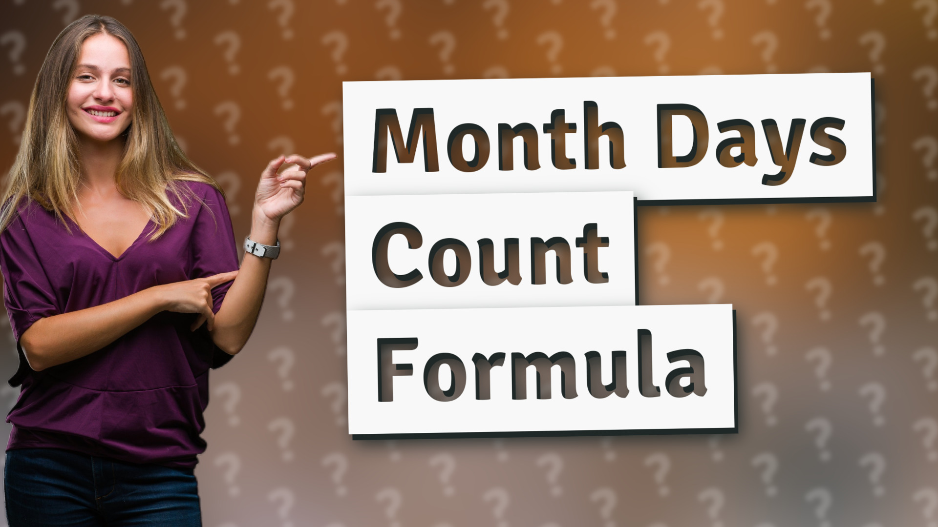 Month Days Count Formula