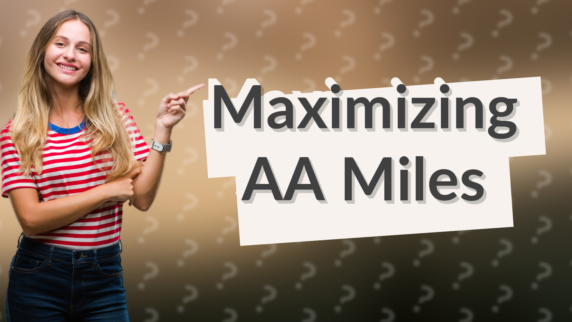 Maximizing AA Miles