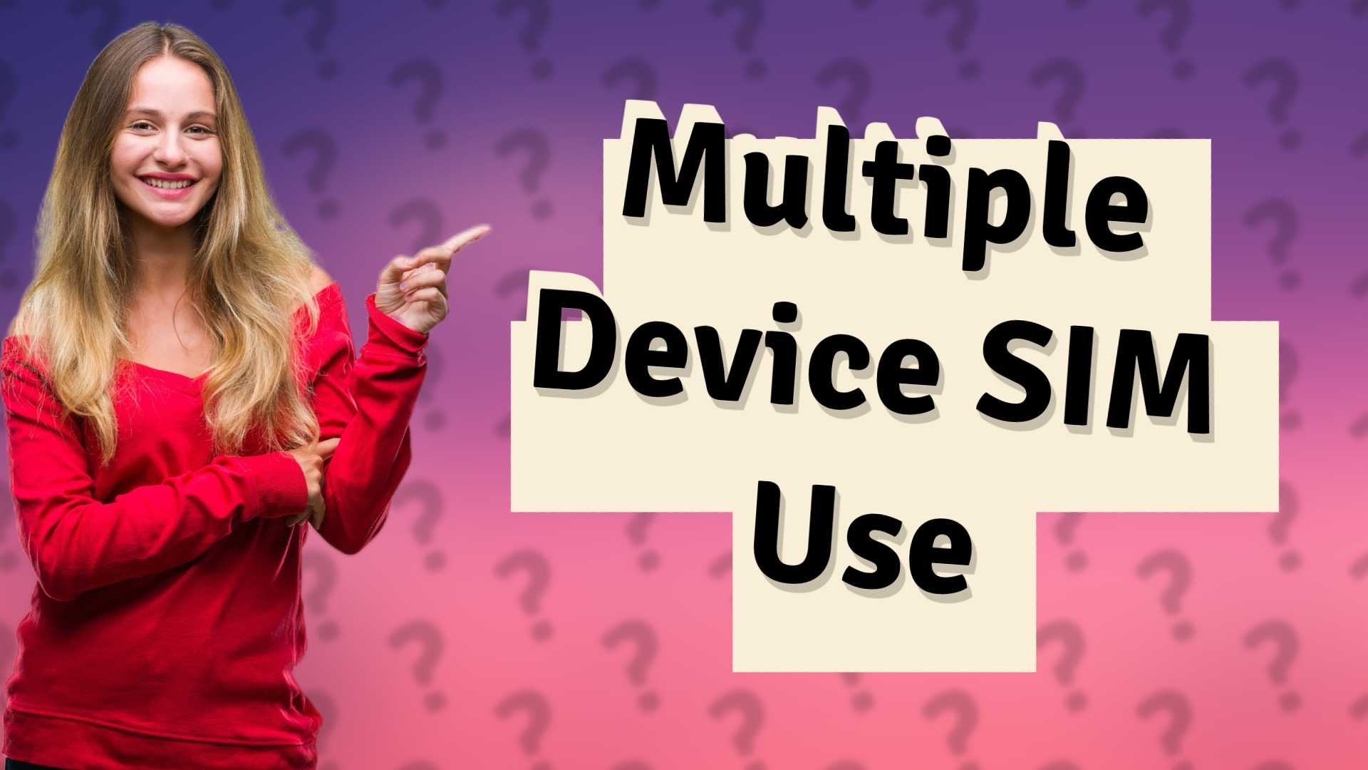 Multiple Device SIM Use