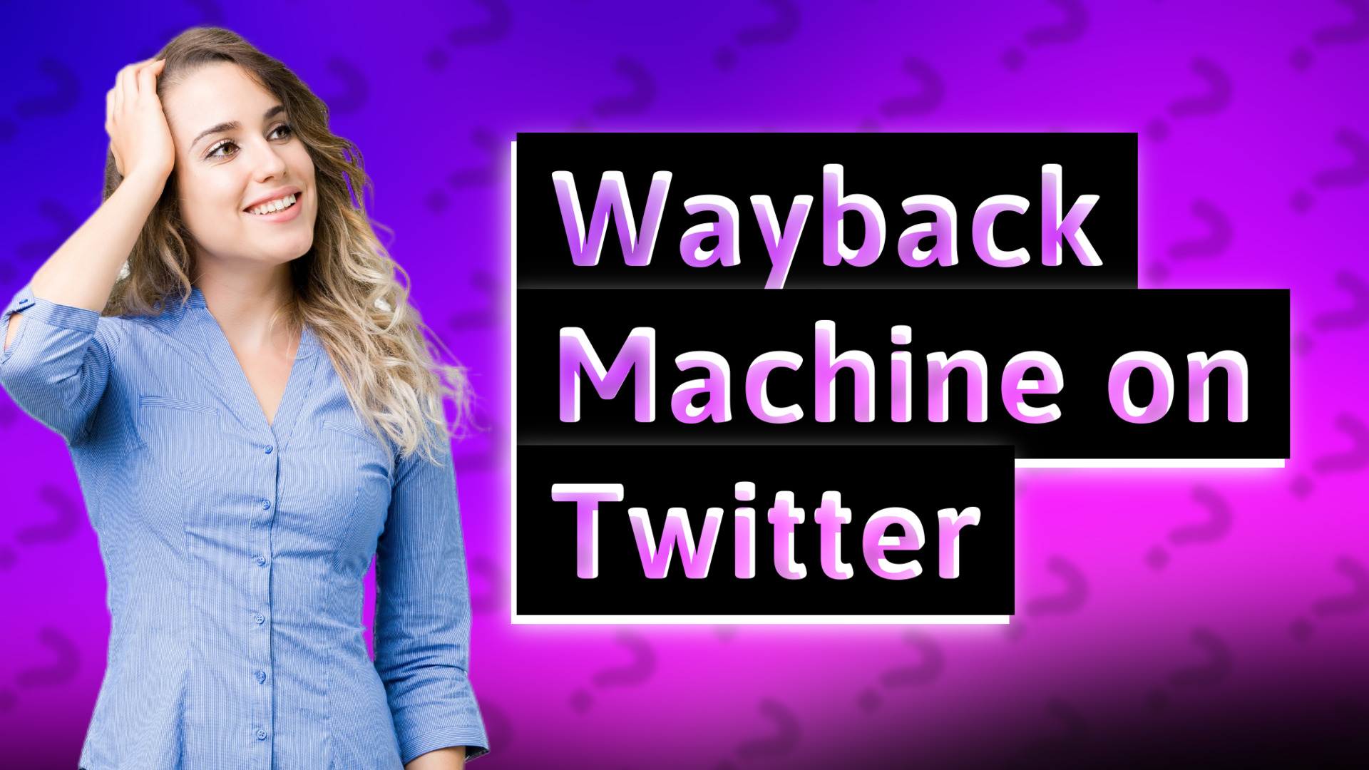 Wayback Machine on Twitter