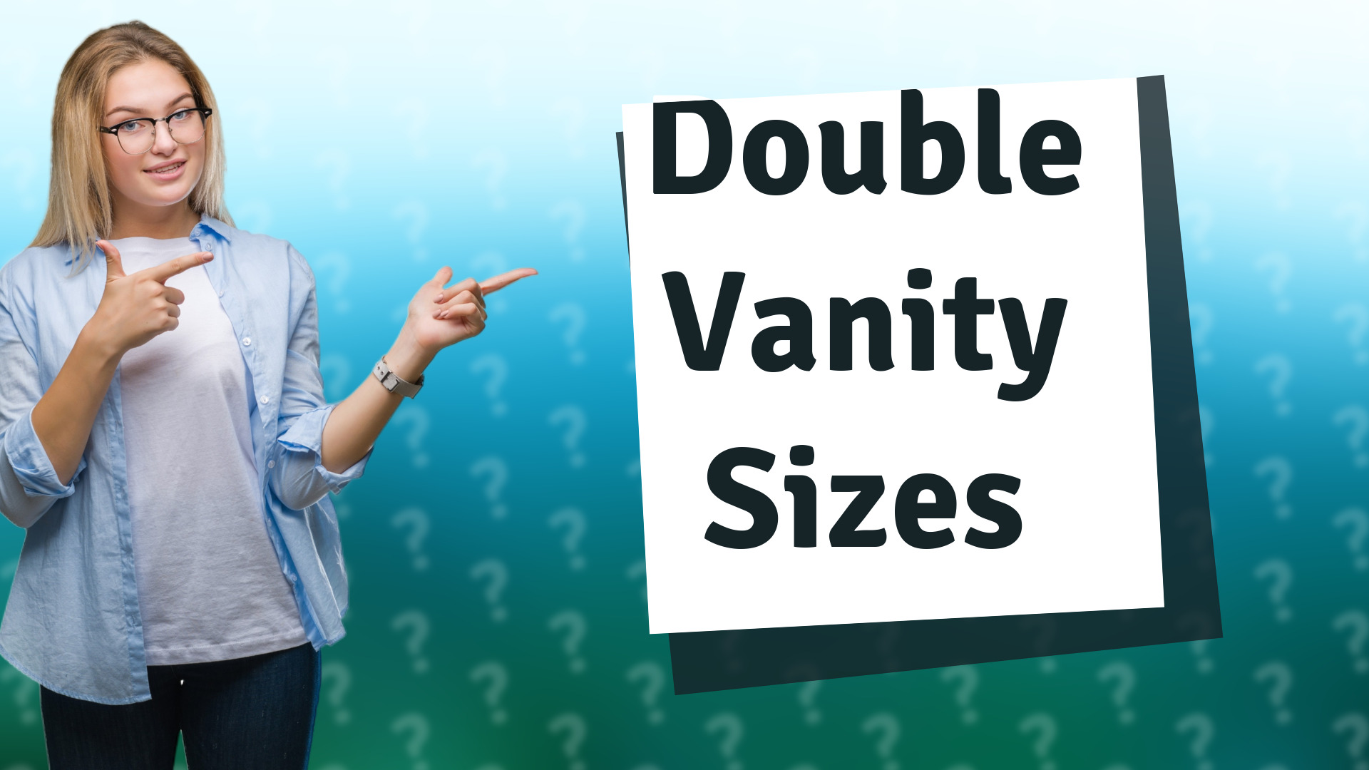 Double Vanity Sizes