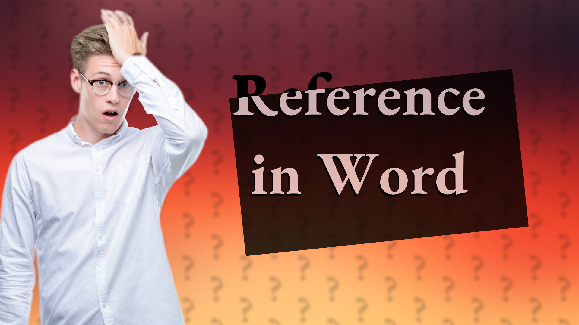 Reference in Word