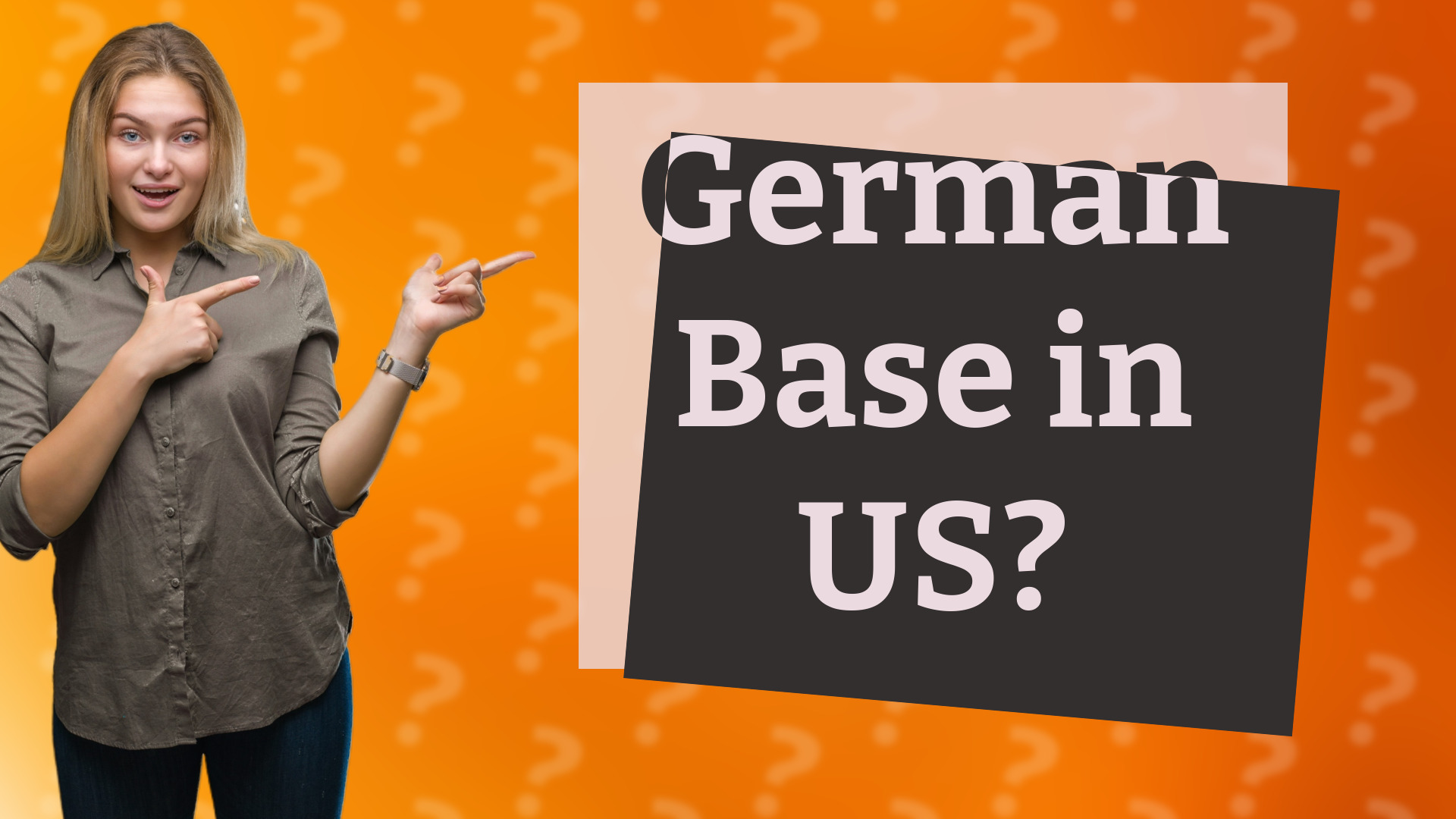 German Base in US?