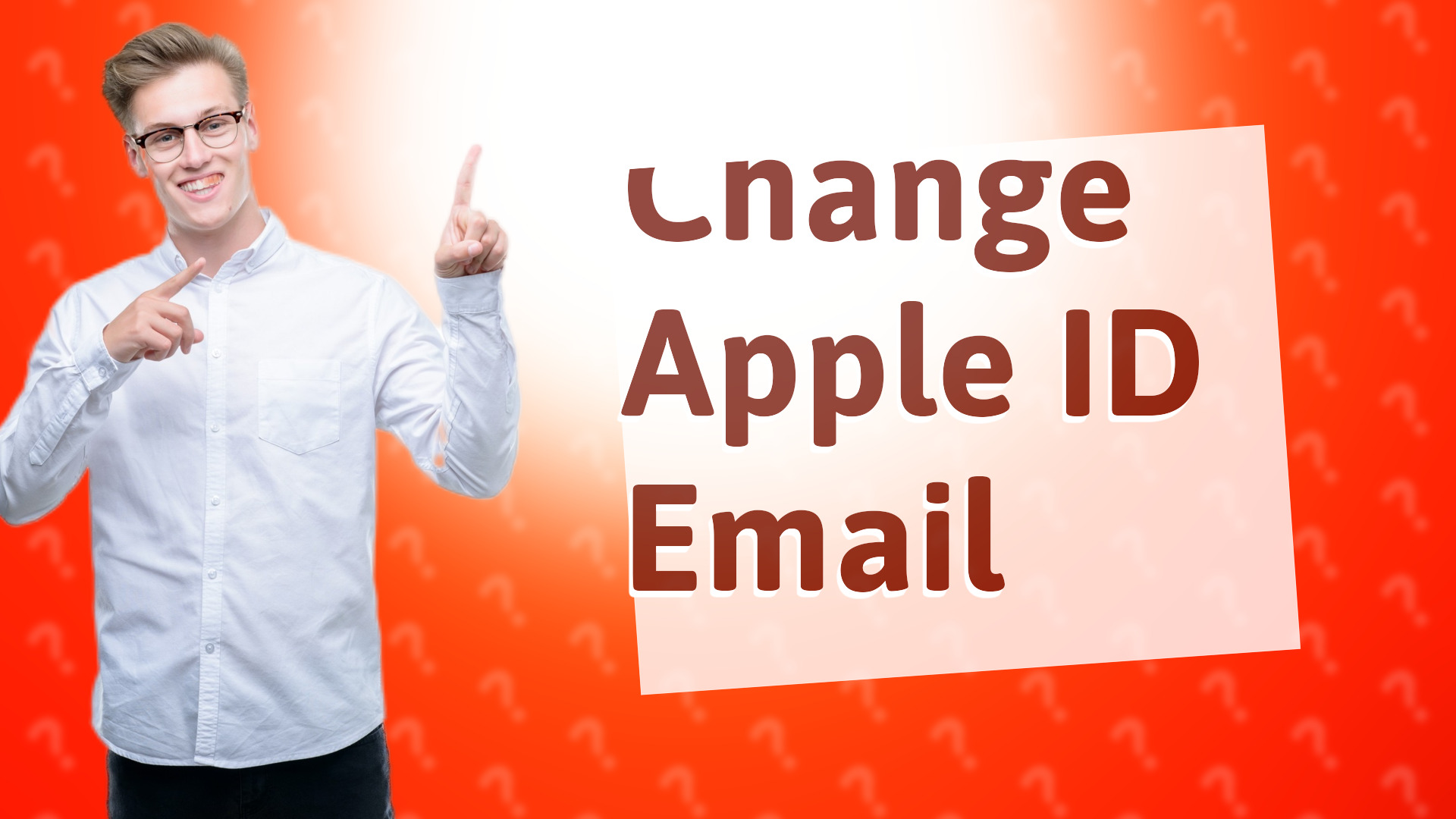 Change Apple ID Email
