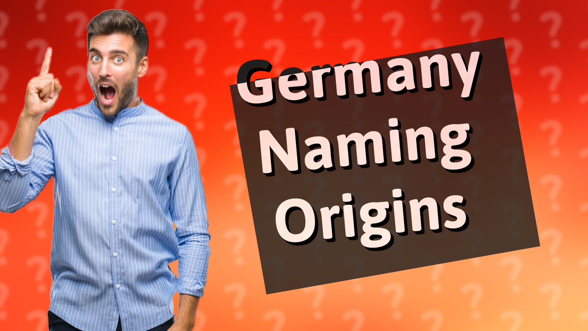 Germany Naming Origins
