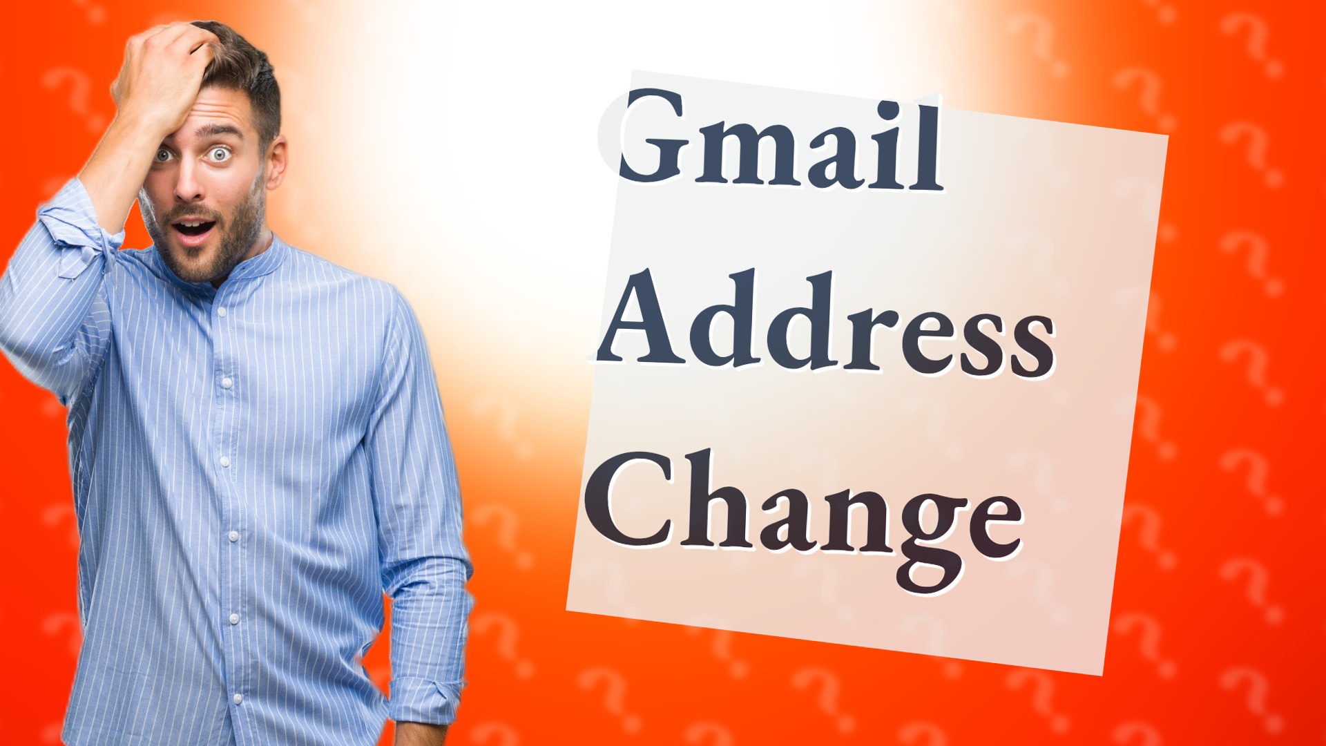 Gmail Address Change