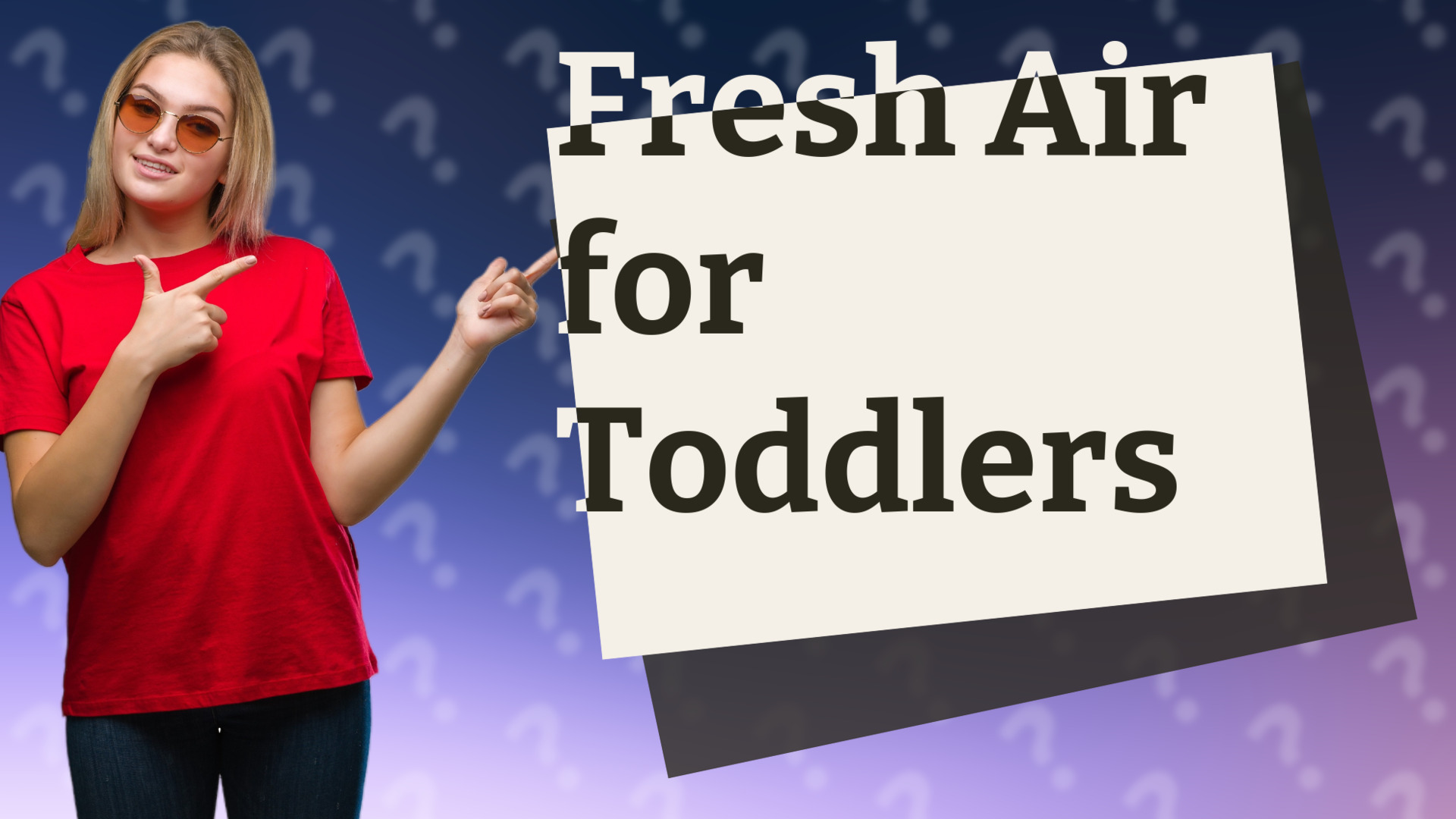 Fresh Air for Toddlers
