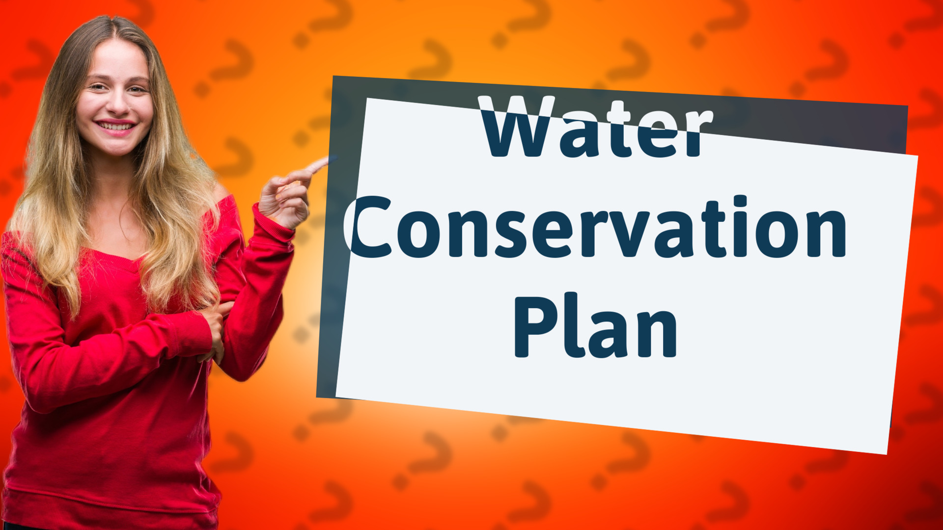 Water Conservation Plan