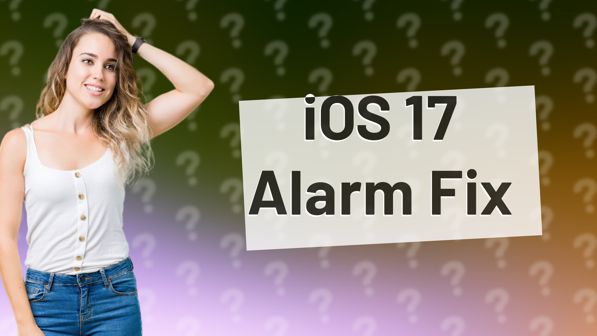iOS 17 Alarm Fix