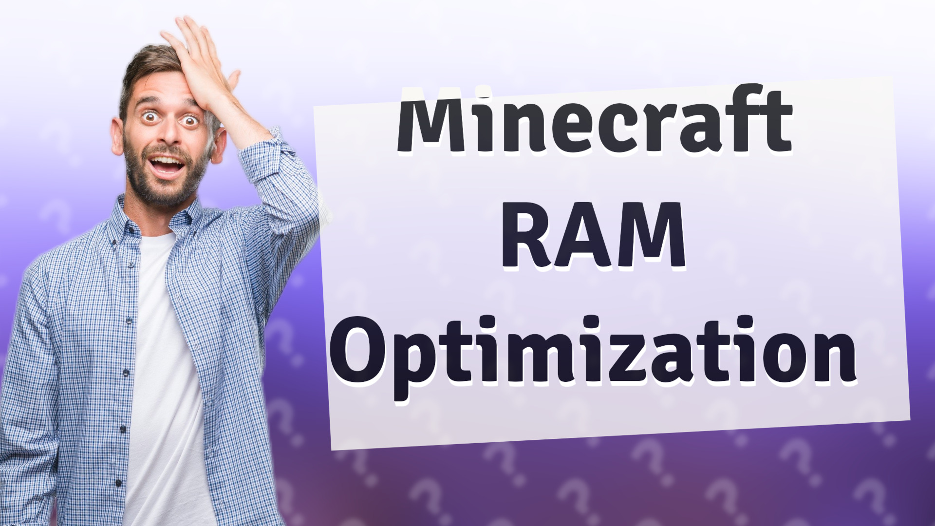 Minecraft RAM Optimization